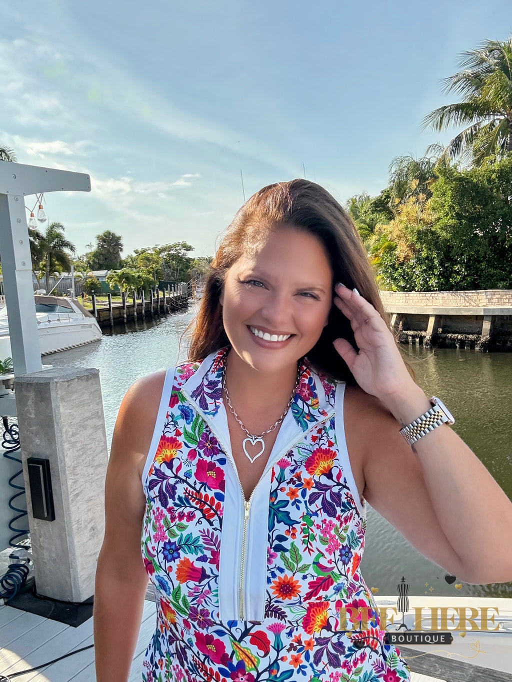 Everyday Zipper Dress / Fiesta Time White by Jess Lea - BFF Here