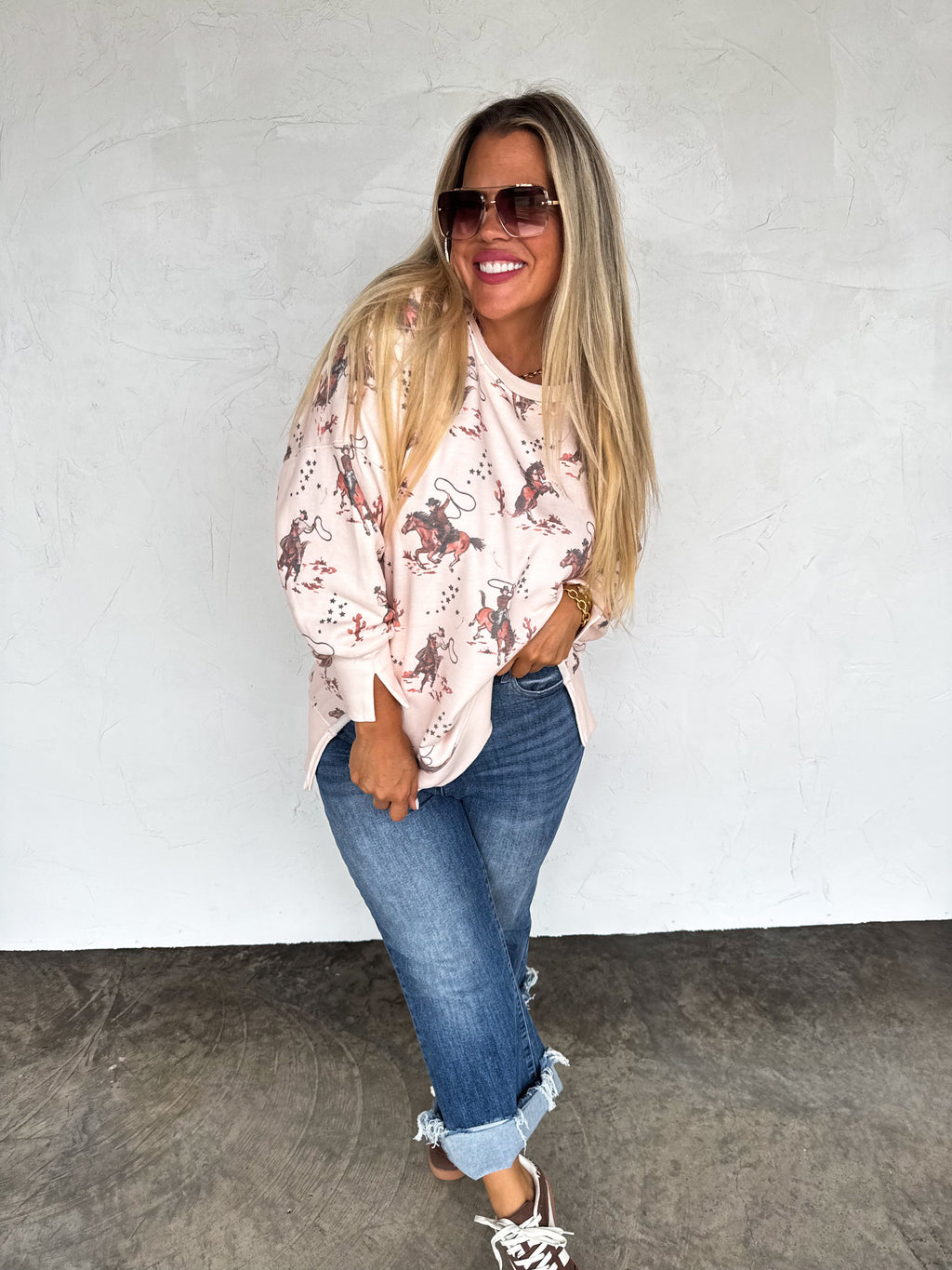 PREORDER:  Ranch Girl Classic Crew Pullover by Blakeley (ETA: Beginning of September) - BFF Here