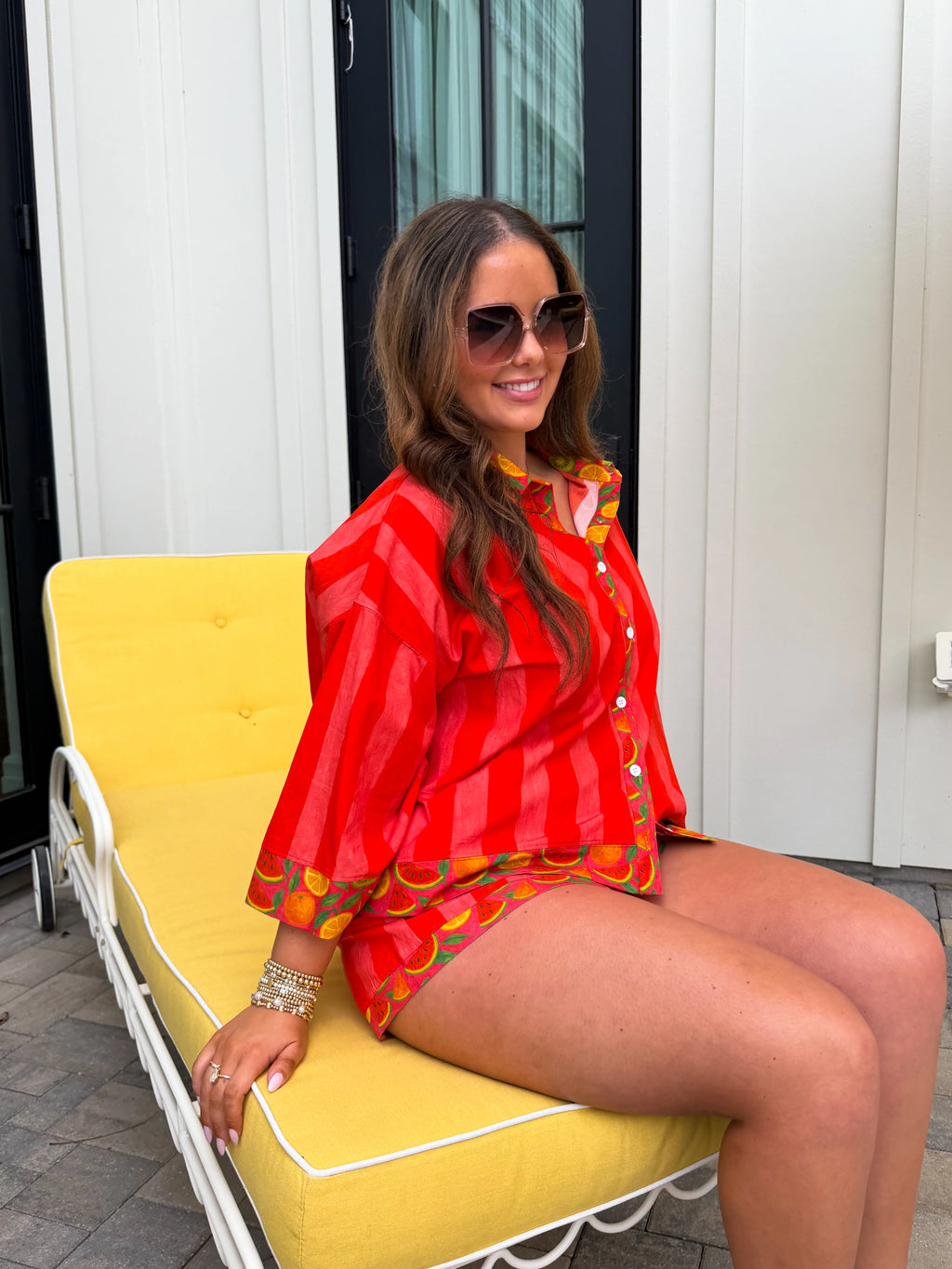 PREORDER: Fruit Salad Button Down Top by Blakeley (ETA: April)