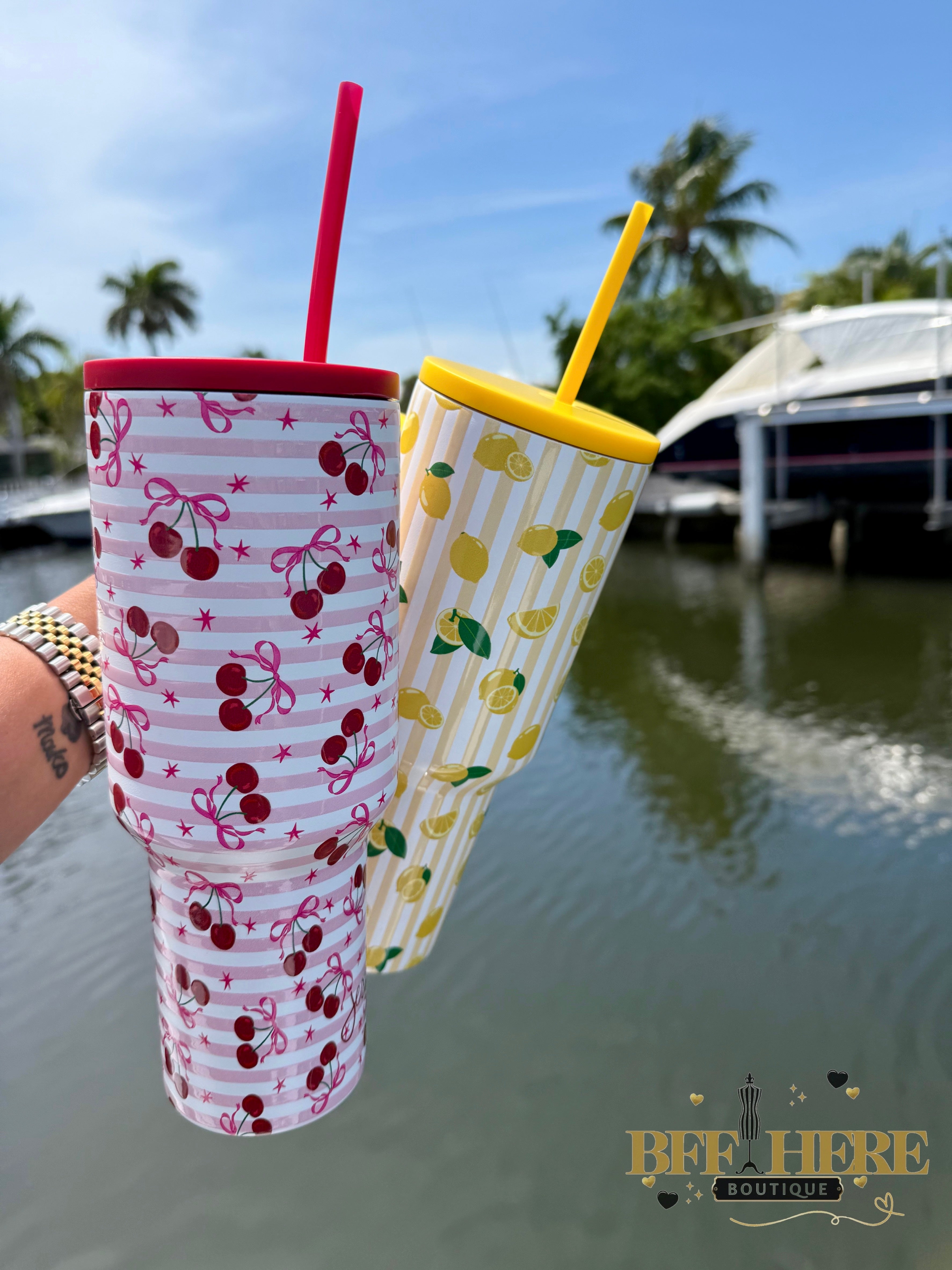 Cherry Bomb Tumbler by Jess Lea - BFF Here