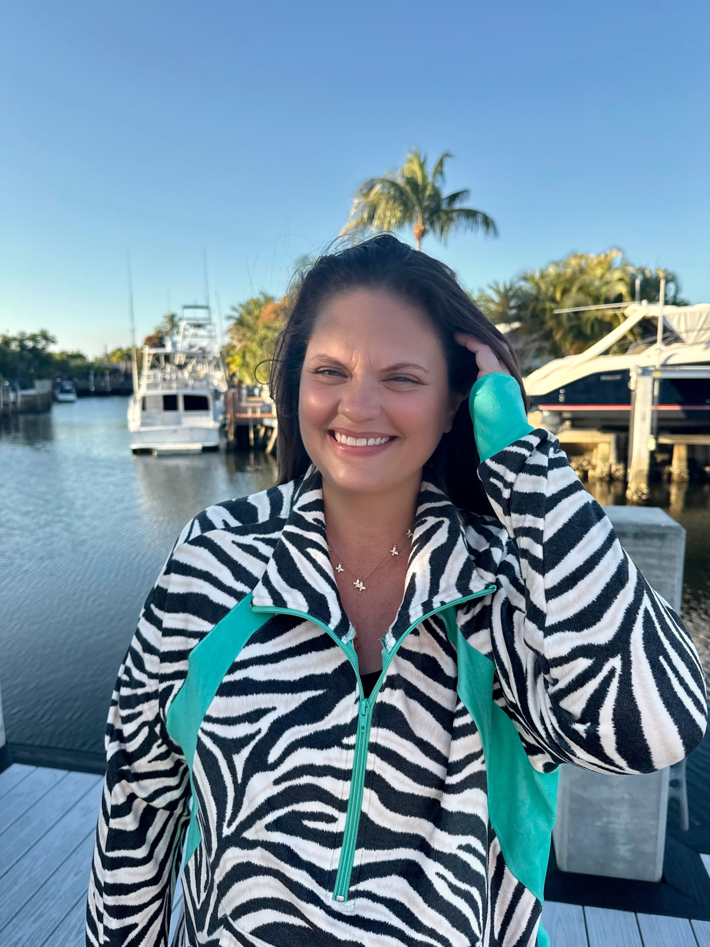 Desert Stripe Turquoise Pullover by Sterling Kreek - BFF Here