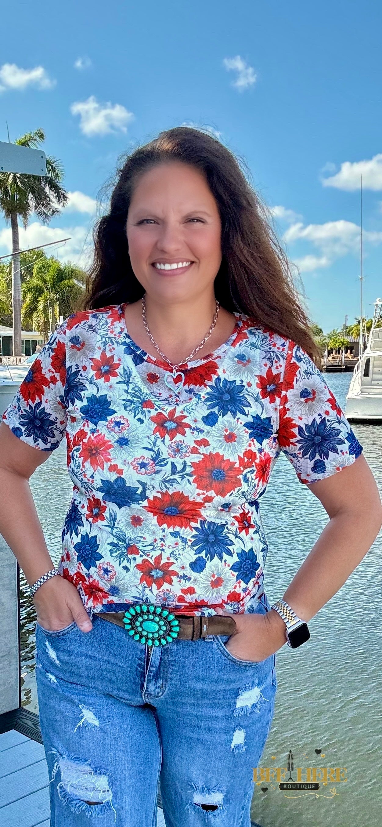 Let Your Dreams Blossom Mesh Top by Sterling Kreek - BFF Here