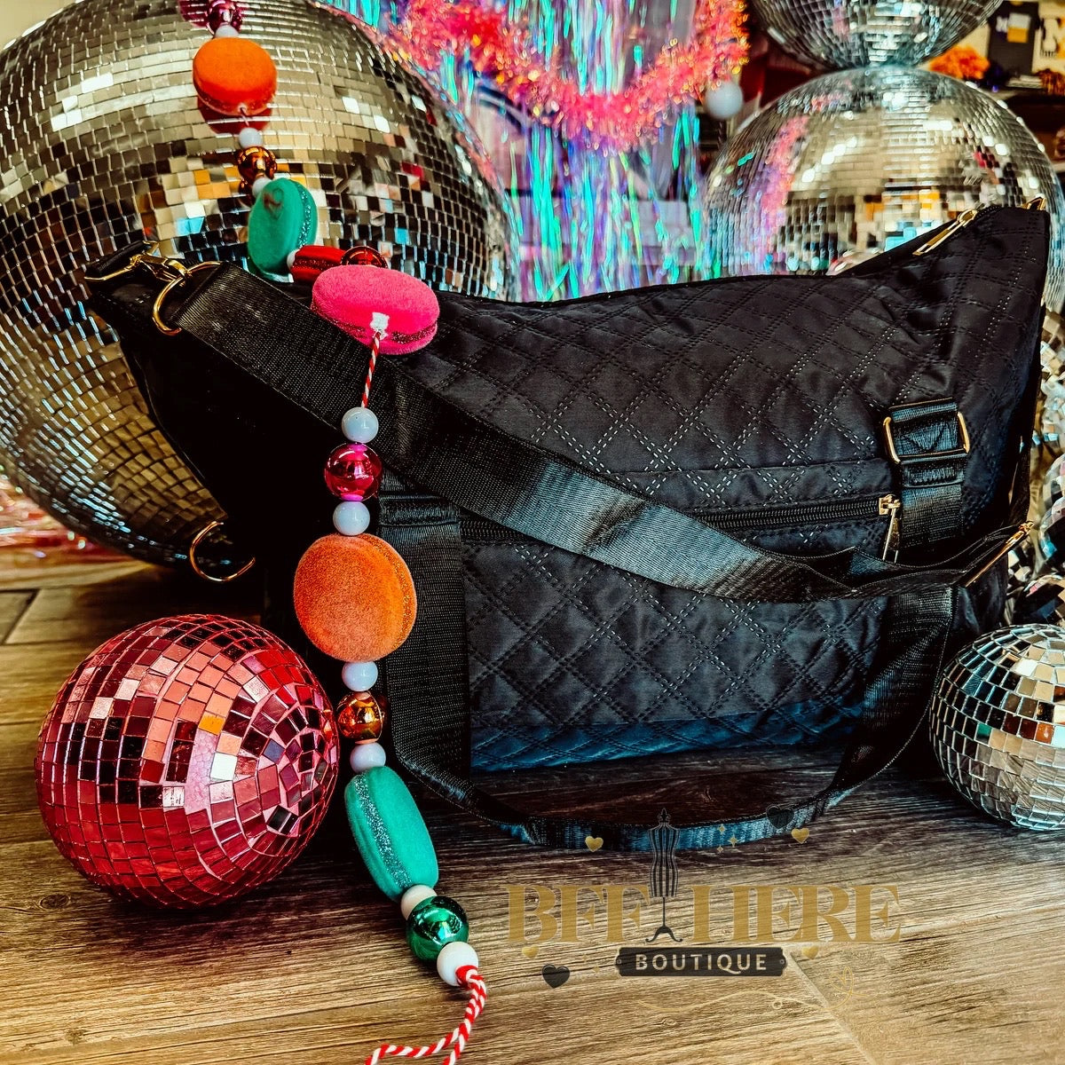 Cross-Stitch Duffle / Choice of Color - BFF Here