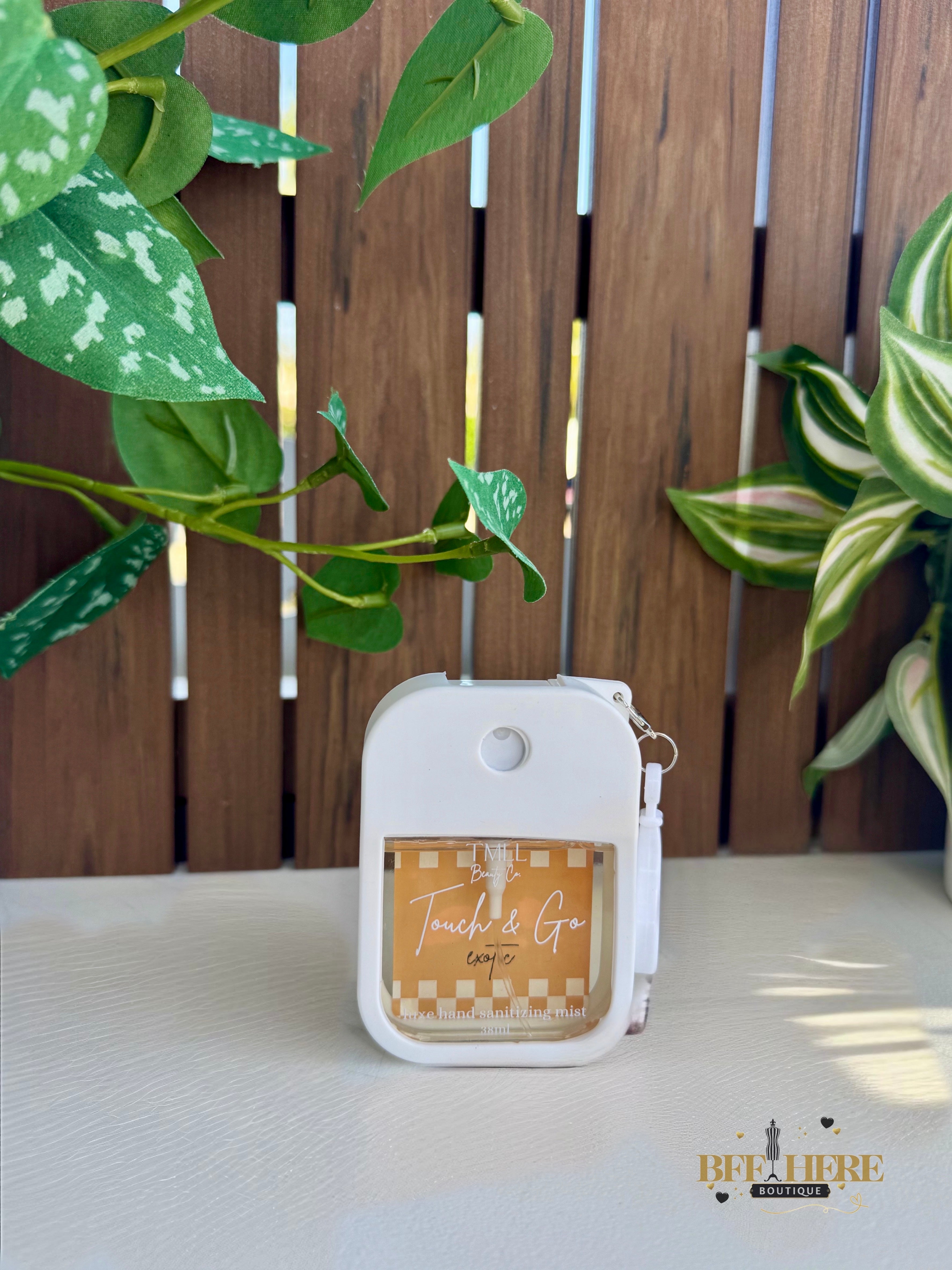 Touch & Go Luxe Hand Sanitizer Mist by TMLL Beauty (Choice of Fragrance) - BFF Here