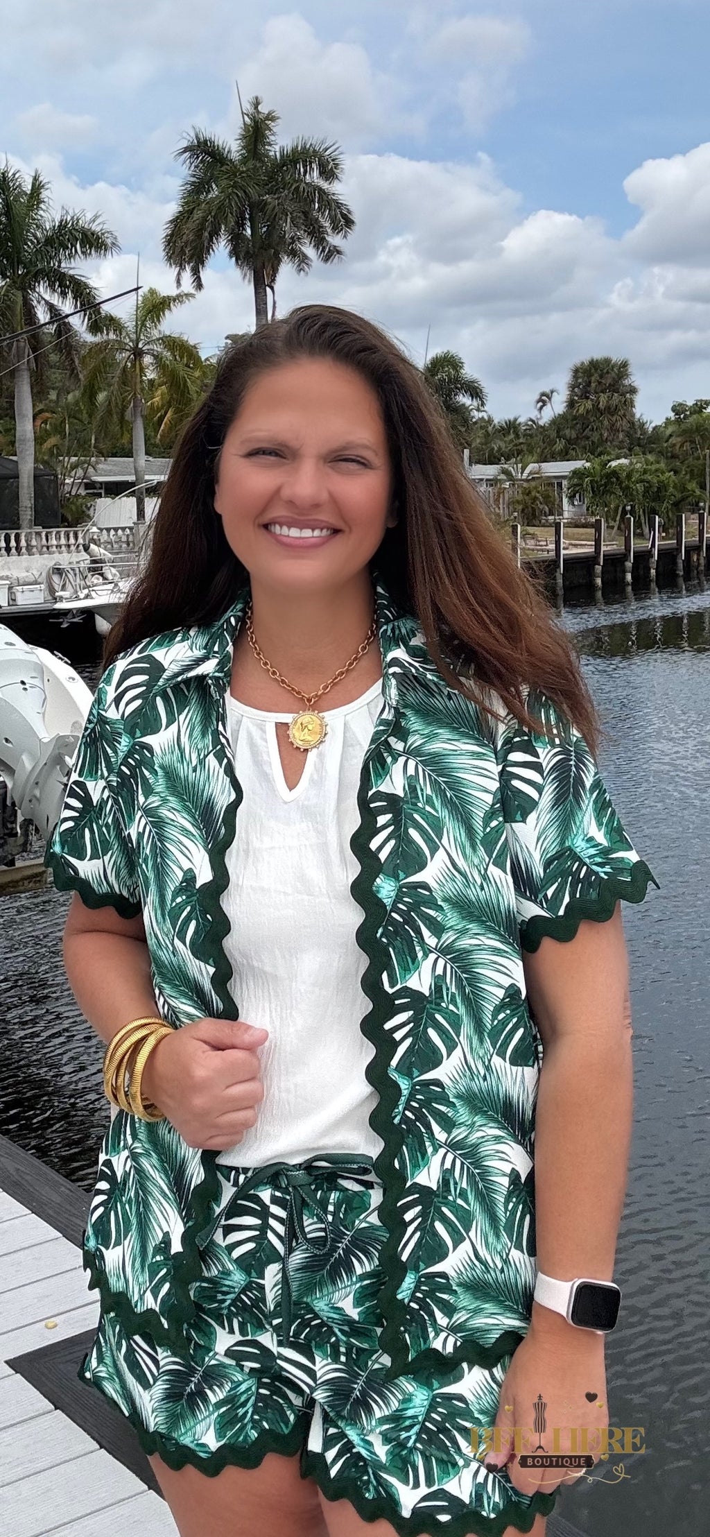 Savannah Textured Ric Rac Set / Palm Leaf by Jess Lea - BFF Here