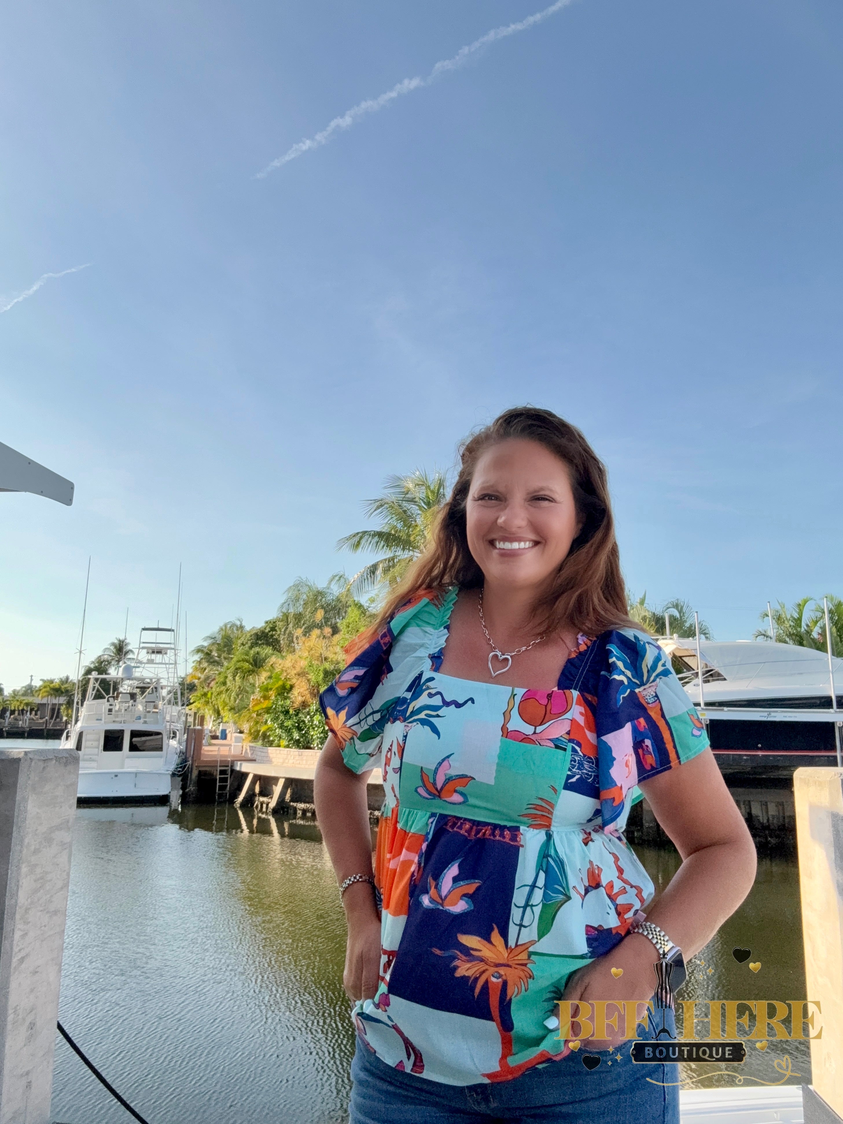Island Time Vibes Top - BFF Here
