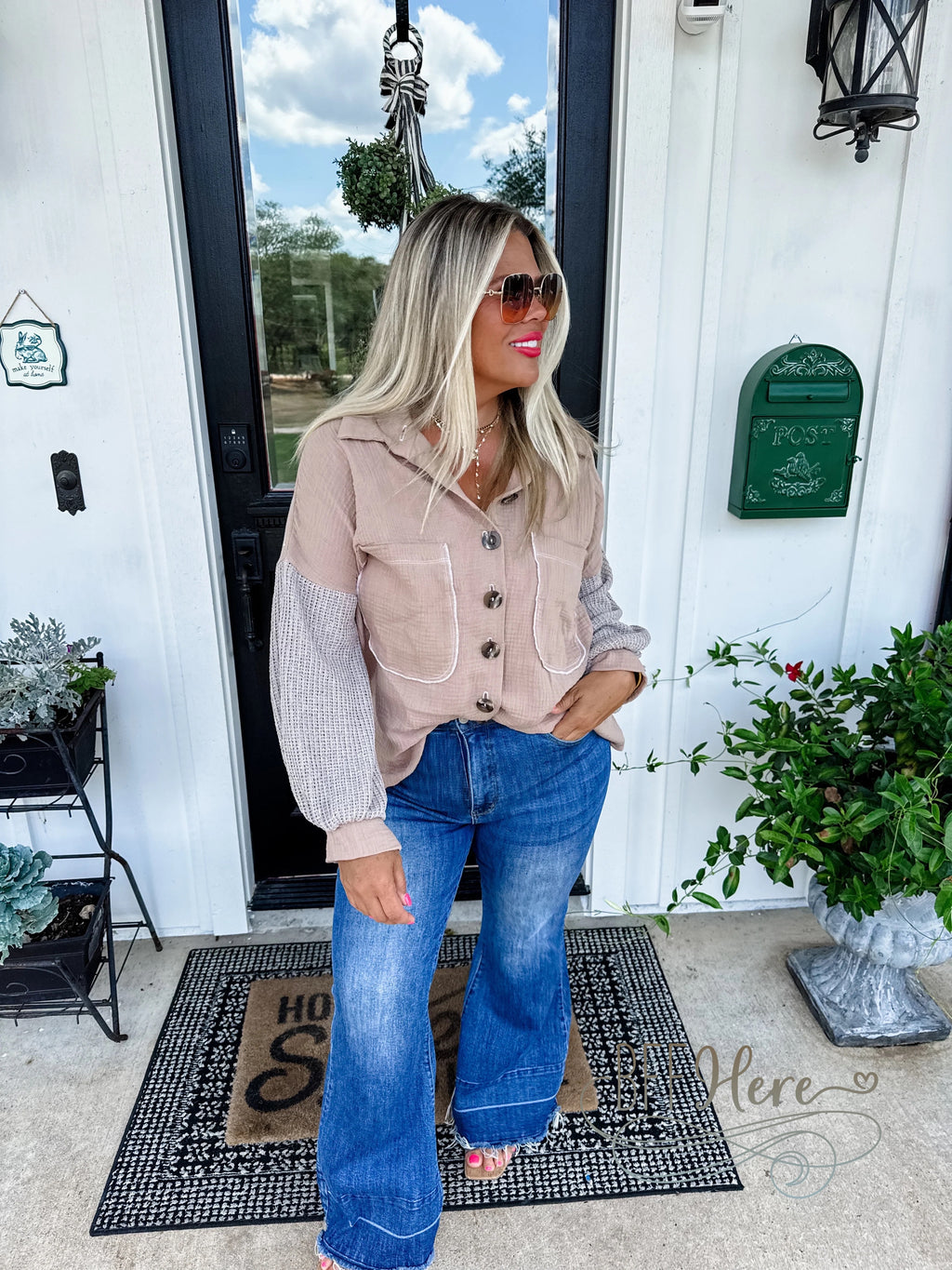 PREORDER: In The Moment Knit Sleeve Top by Blakeley (Ships Beginning of October) - BFF Here