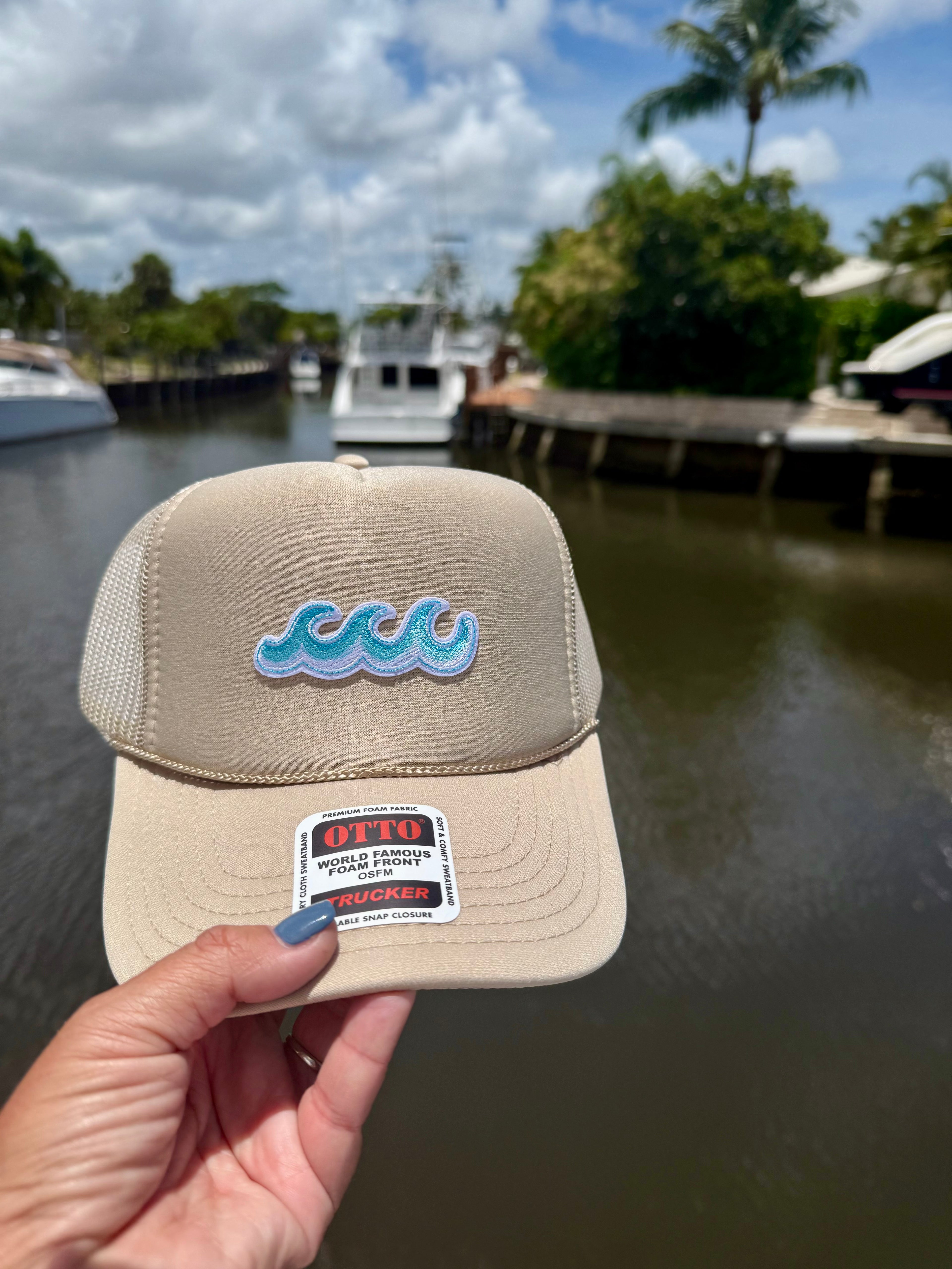 Waves Trucker Hat - BFF Here