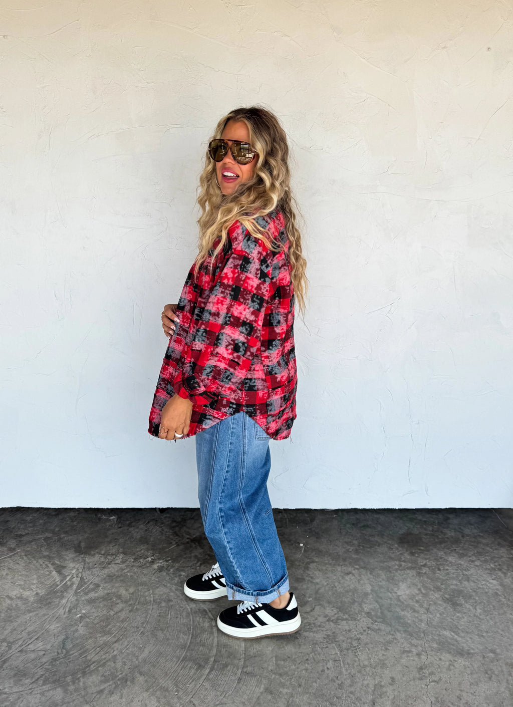 PREORDER: Juniper Bleached Plaid Top by Blakeley (ETA: Mid November ) - BFF Here