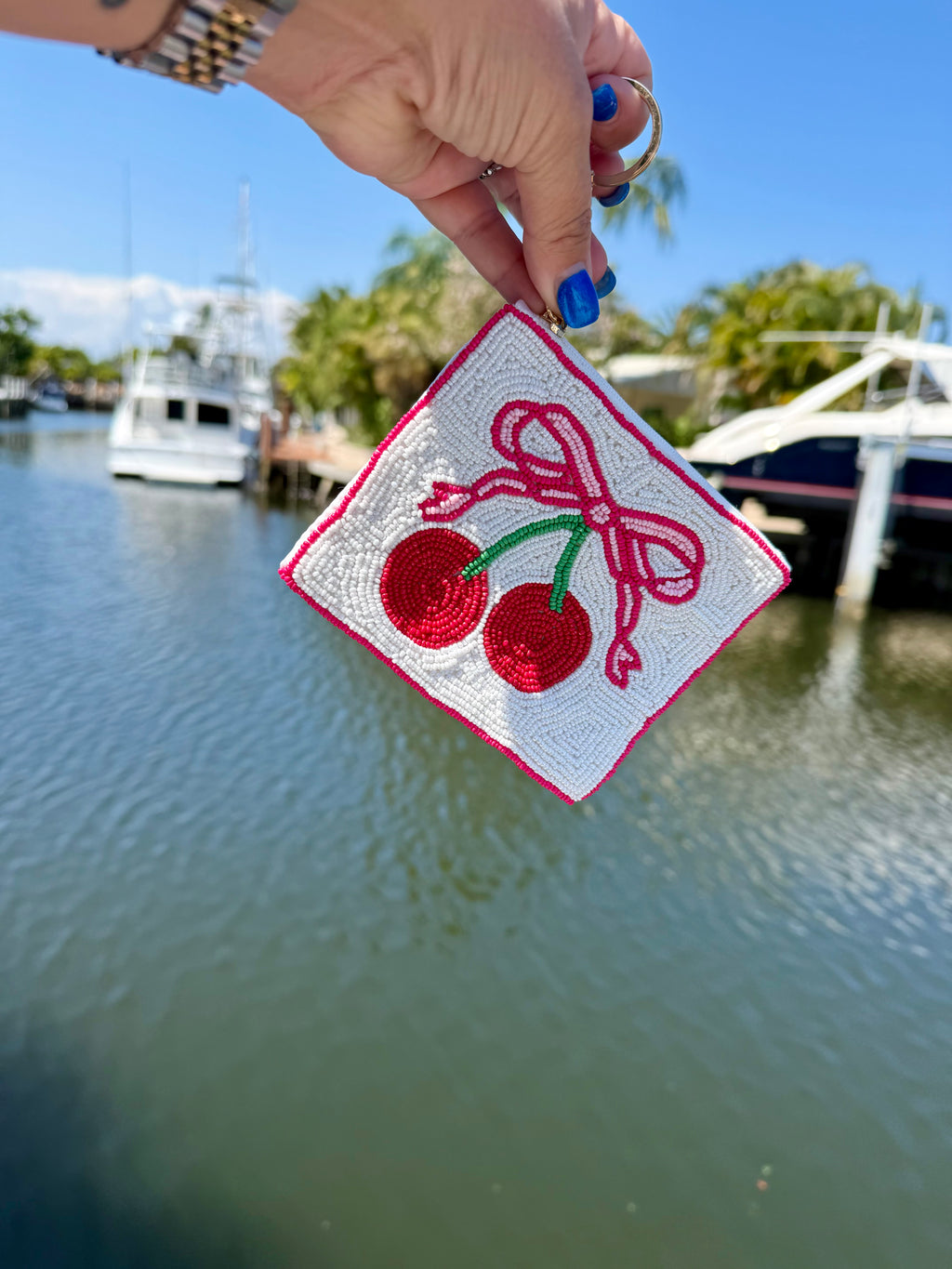 Cherry Bow Coin Purse by Jess Lea - BFF Here