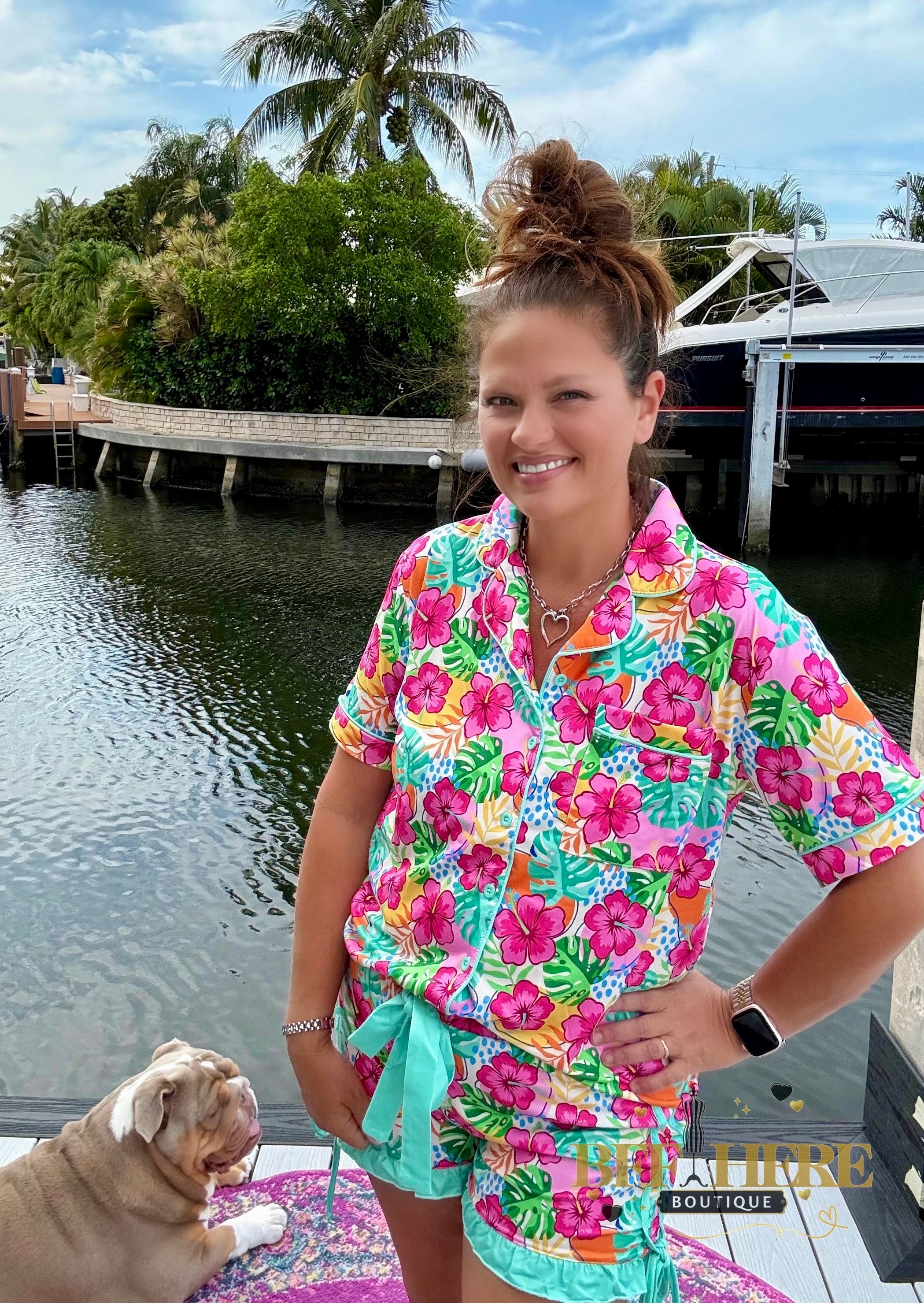 Time To Tango Tie Pajama Set by Jess Lea - BFF Here