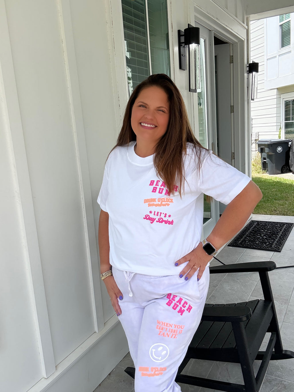 Beach Bum Tie Dye Patch Joggers by Southern Bliss (ARRAY) — Ships 2-3 weeks - BFF Here