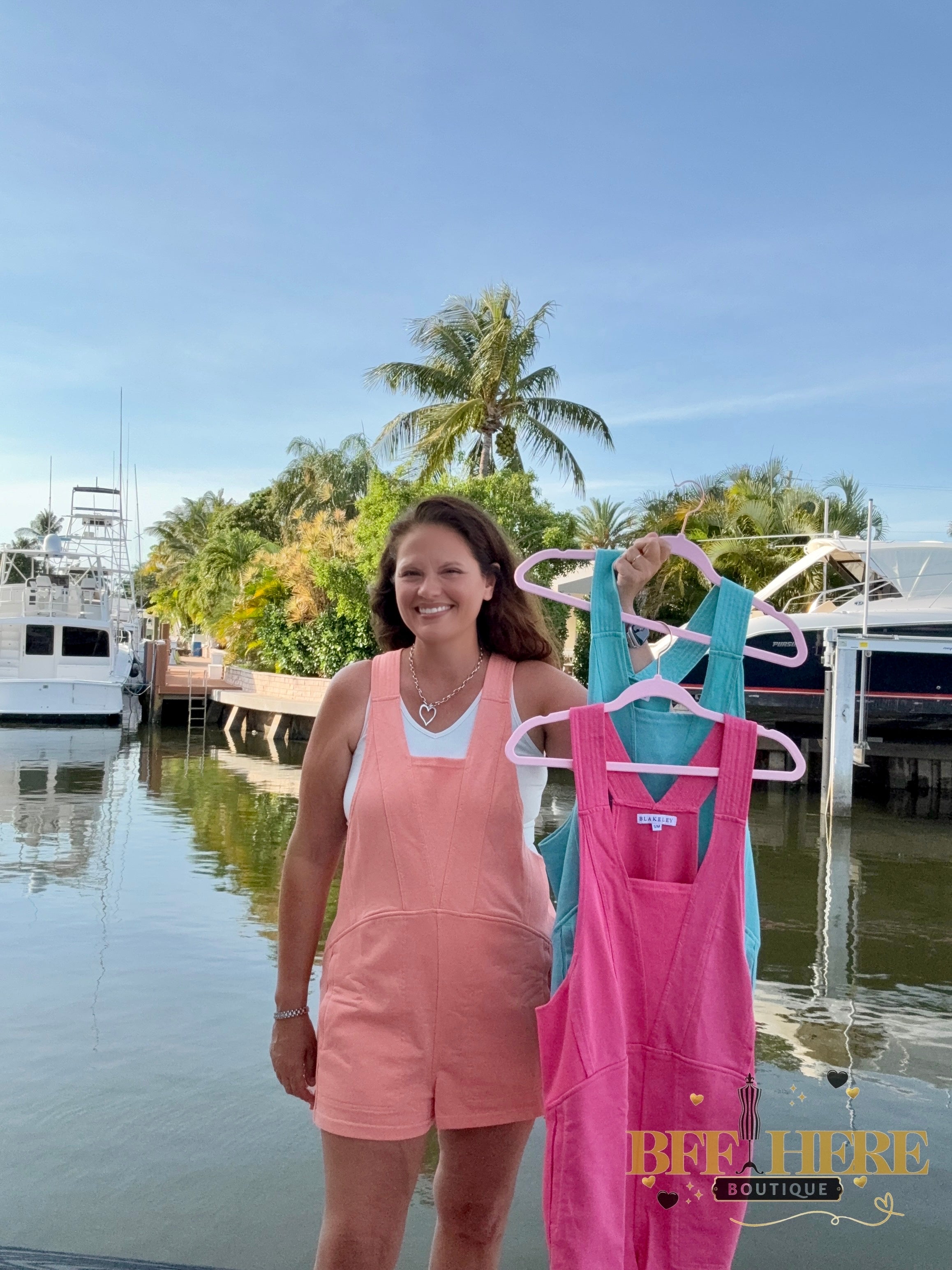 Beach Please Romper by Blakeley / Choice of Color - BFF Here