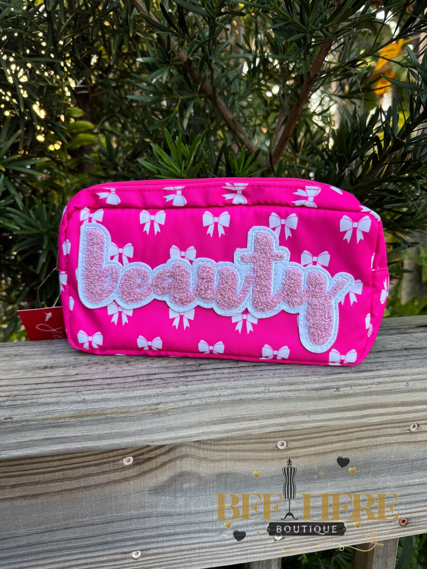 Bow Beauty Travel Bag by Jess Lea