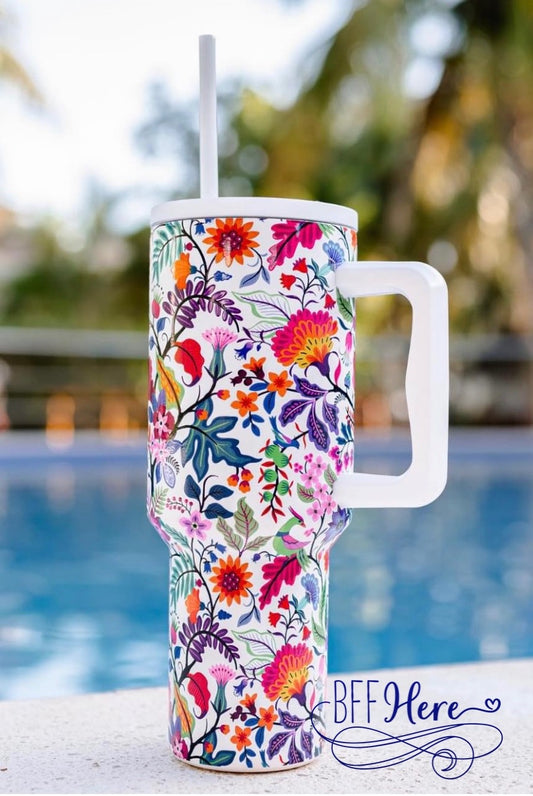 PREORDER: Fiesta Time Tumbler Cup (Ships End of February ) - BFF Here