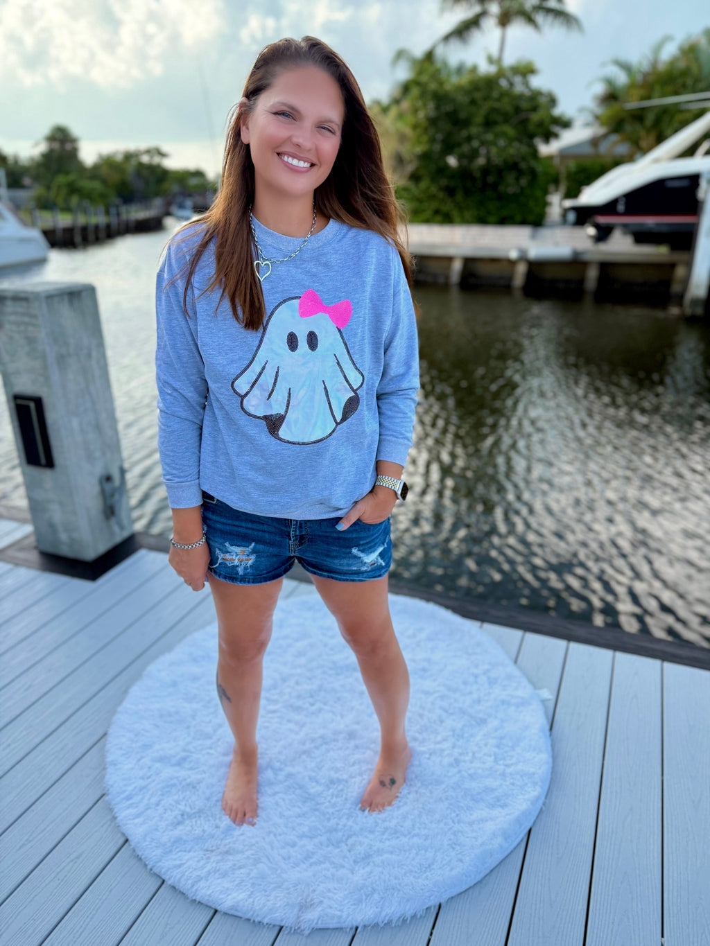 Gigi The Ghost Metallic Pullover by Jess Lea - BFF Here