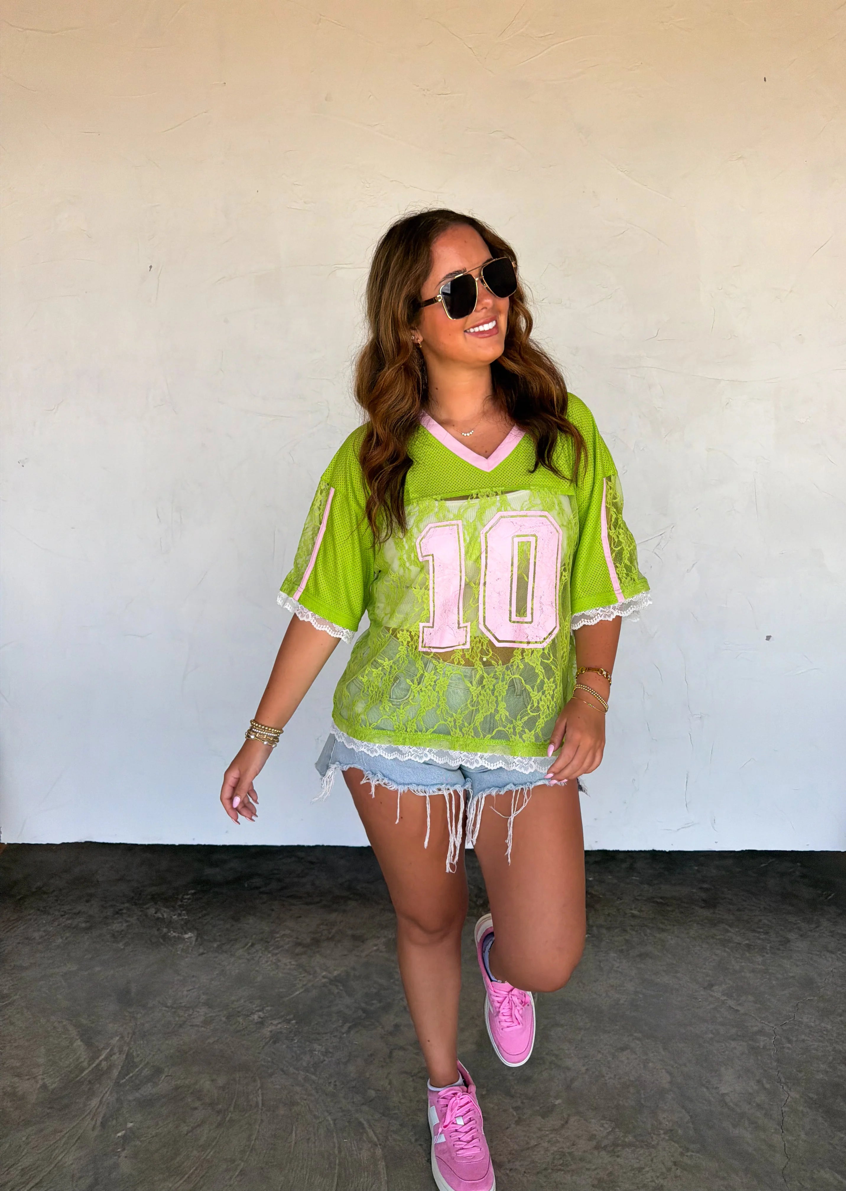 PREORDER: Bleacher Babe Lace Jersey by Blakeley (ETA: July)