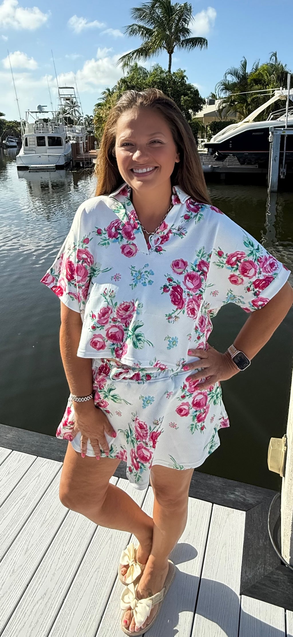 Hot To Spot Floral Skort Set by Blakeley - BFF Here