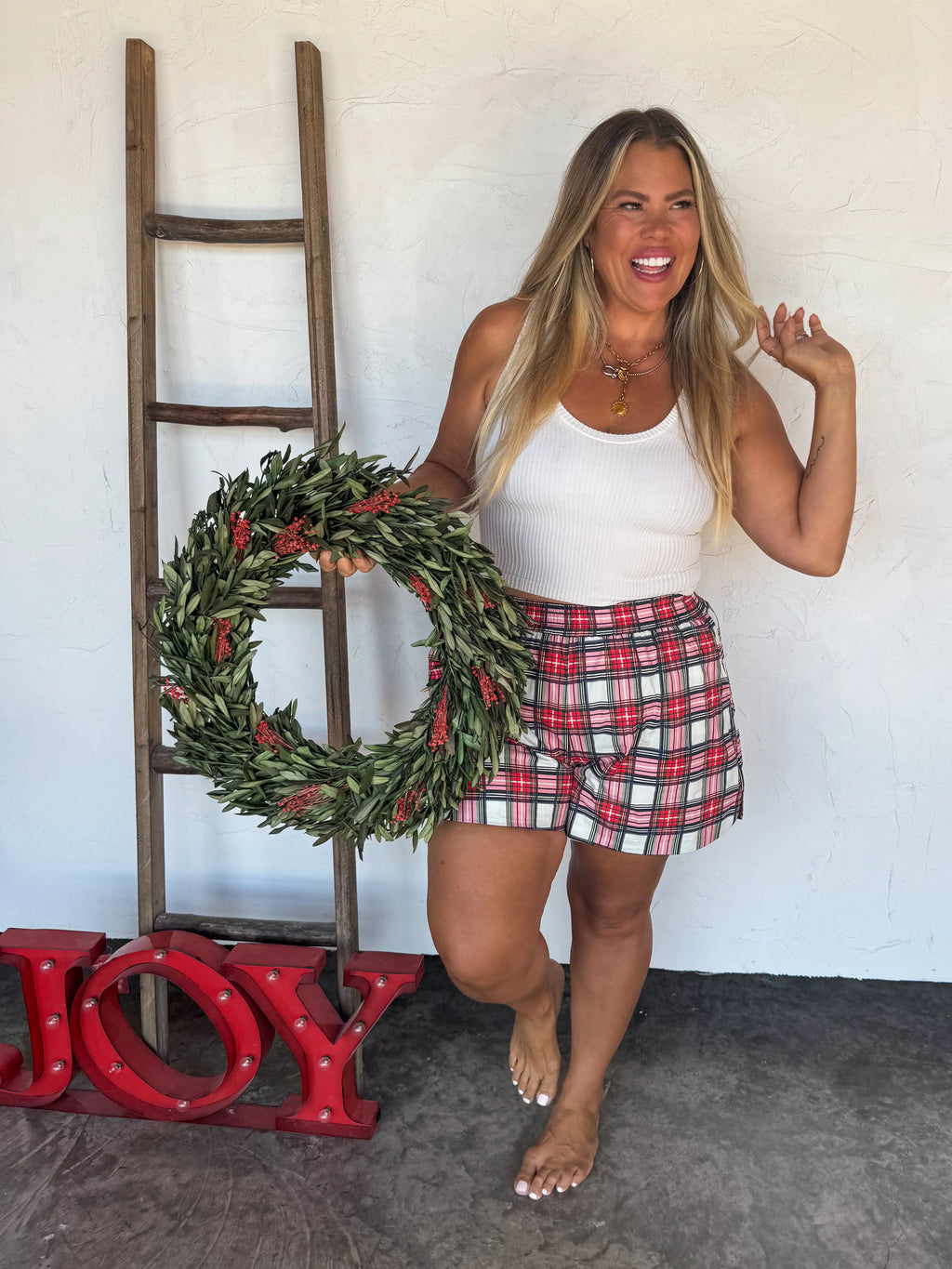 PREORDER: Plaid Printed Shorts by Blakeley (ETA: Early December) - BFF Here