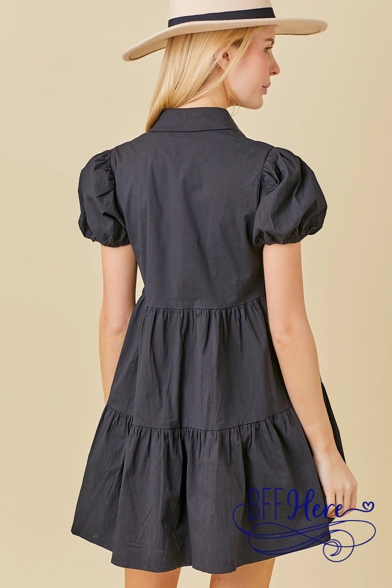 PREORDER: Midnight Sparkle: Black Dress with Sequin Boots (Ships Middle of February) - BFF Here