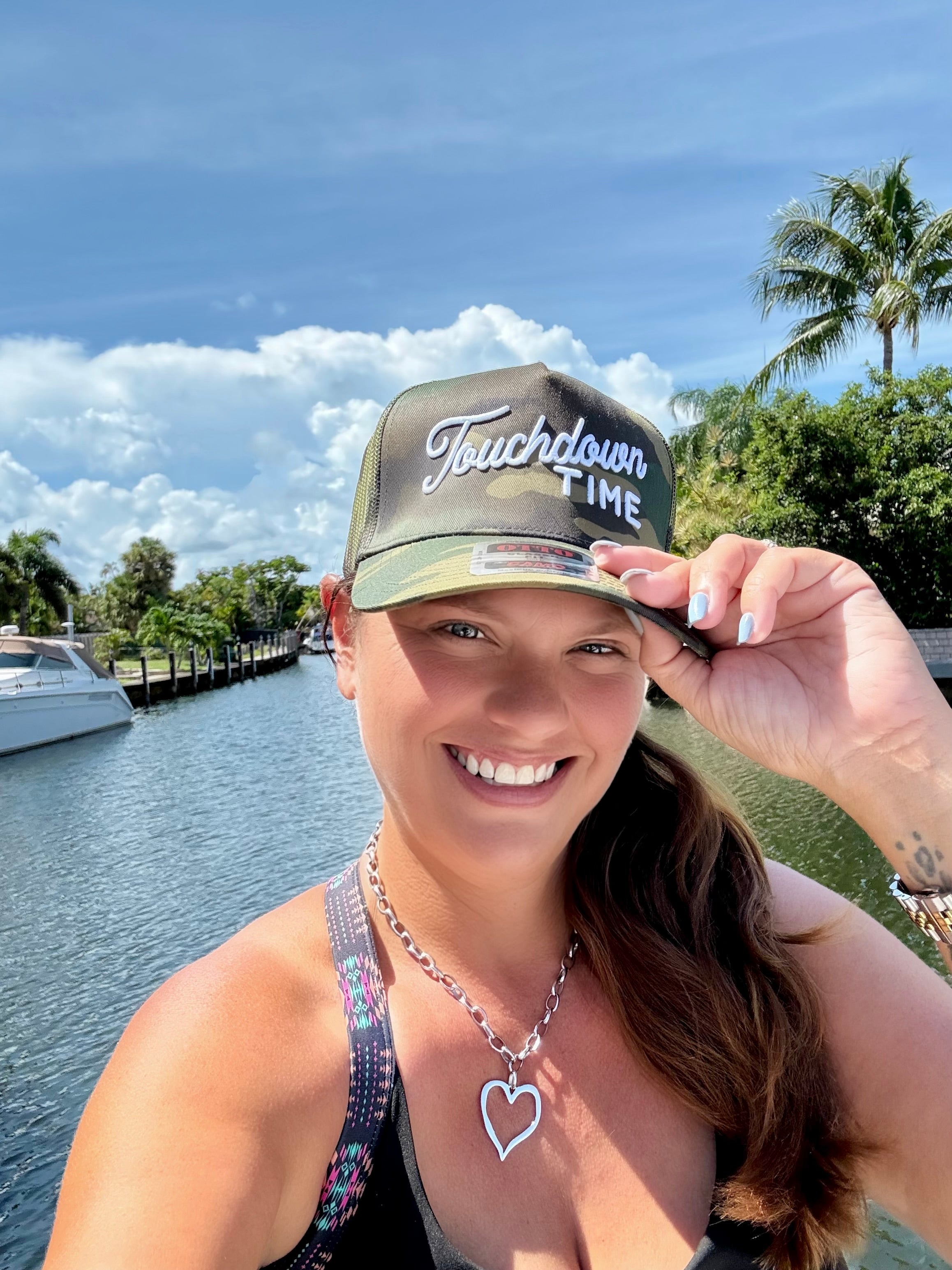 Touchdown Time Trucker Hat - BFF Here