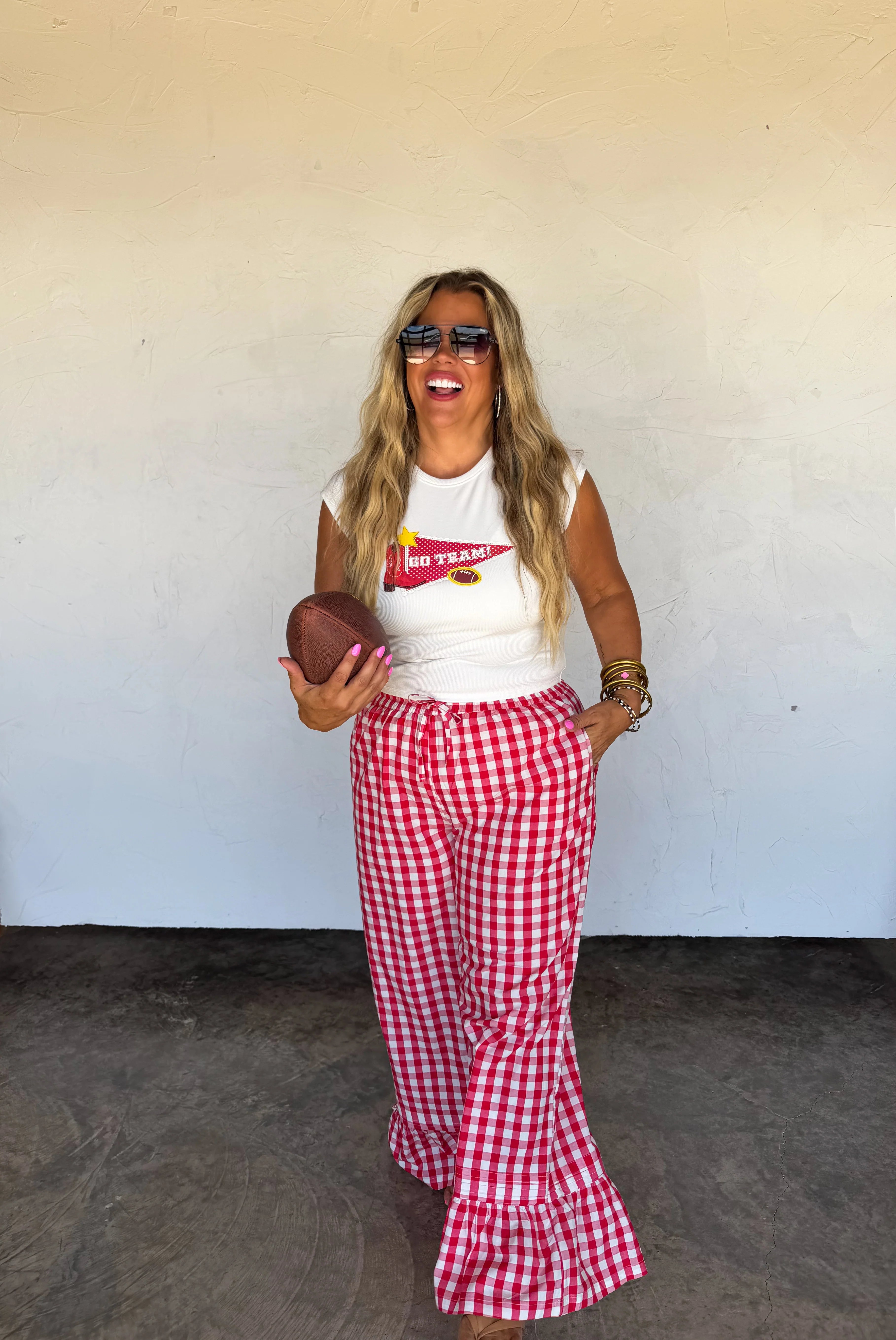 PREORDER: Dixie Gingham Ruffle by Blakeley (ETA: August)