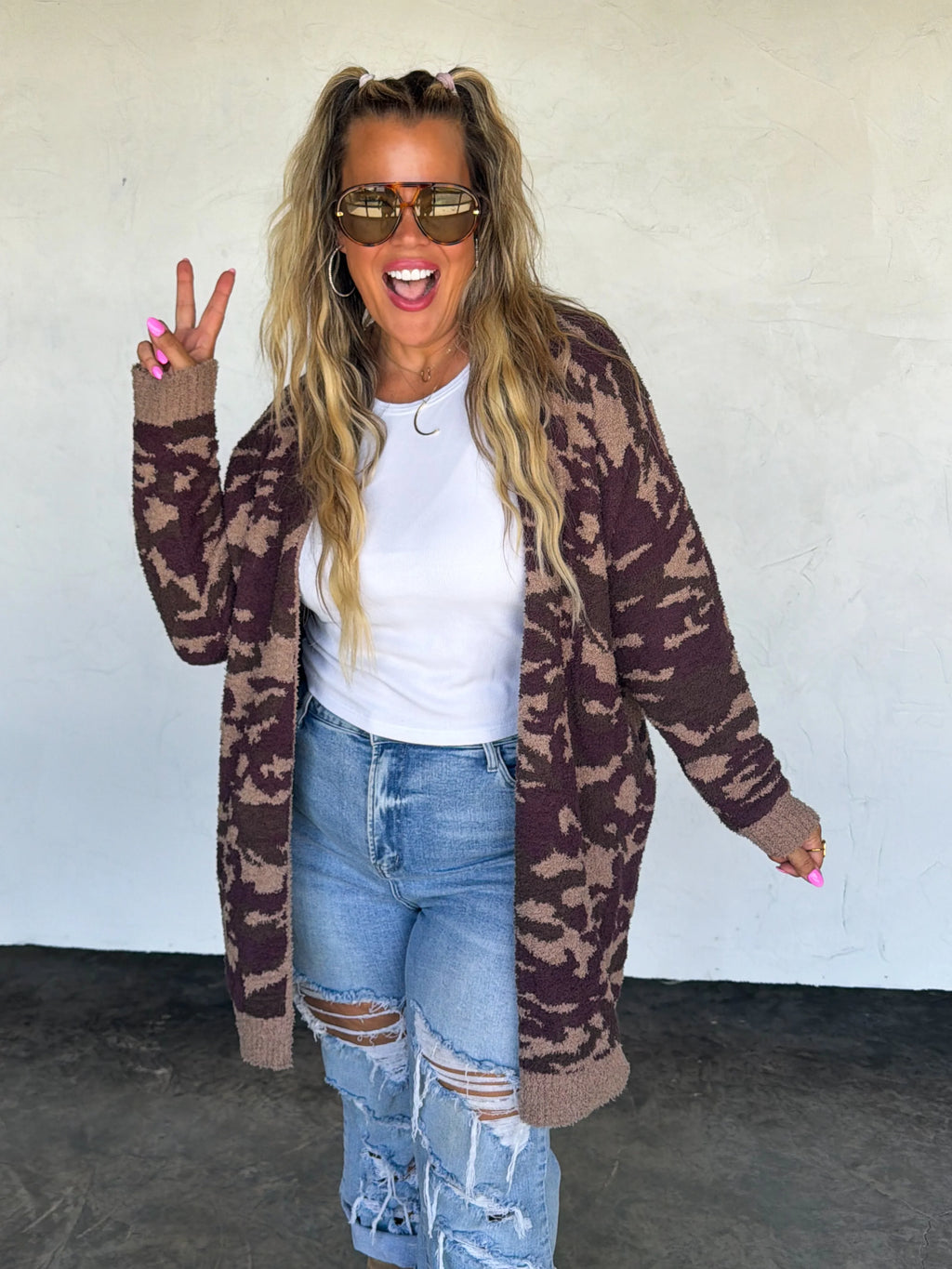 PREORDER: Camo Cloud Cardigan by Blakeley (ETA: August)