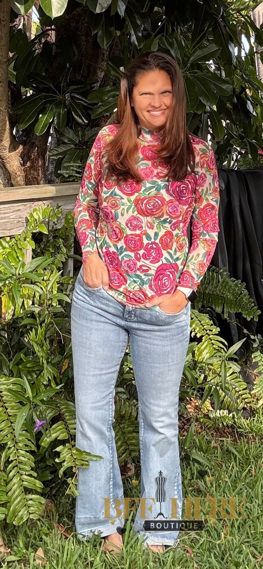 Thrive and Flourish Mesh Top by Sterling Kreek - BFF Here