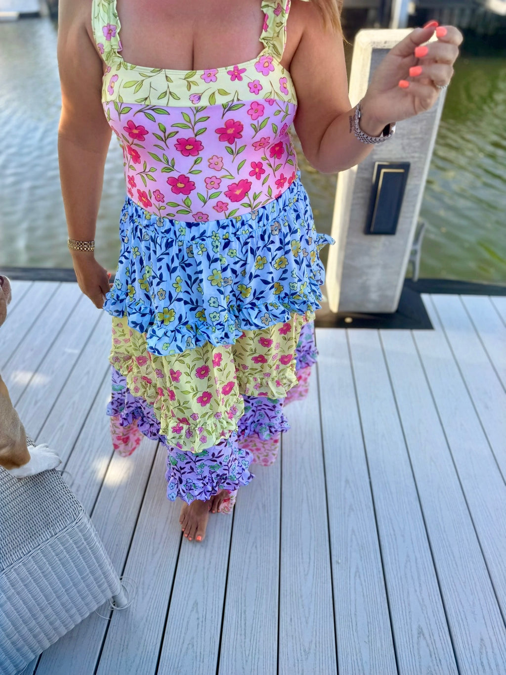 Floral Rainbow Swim Set by Blakeley - BFF Here