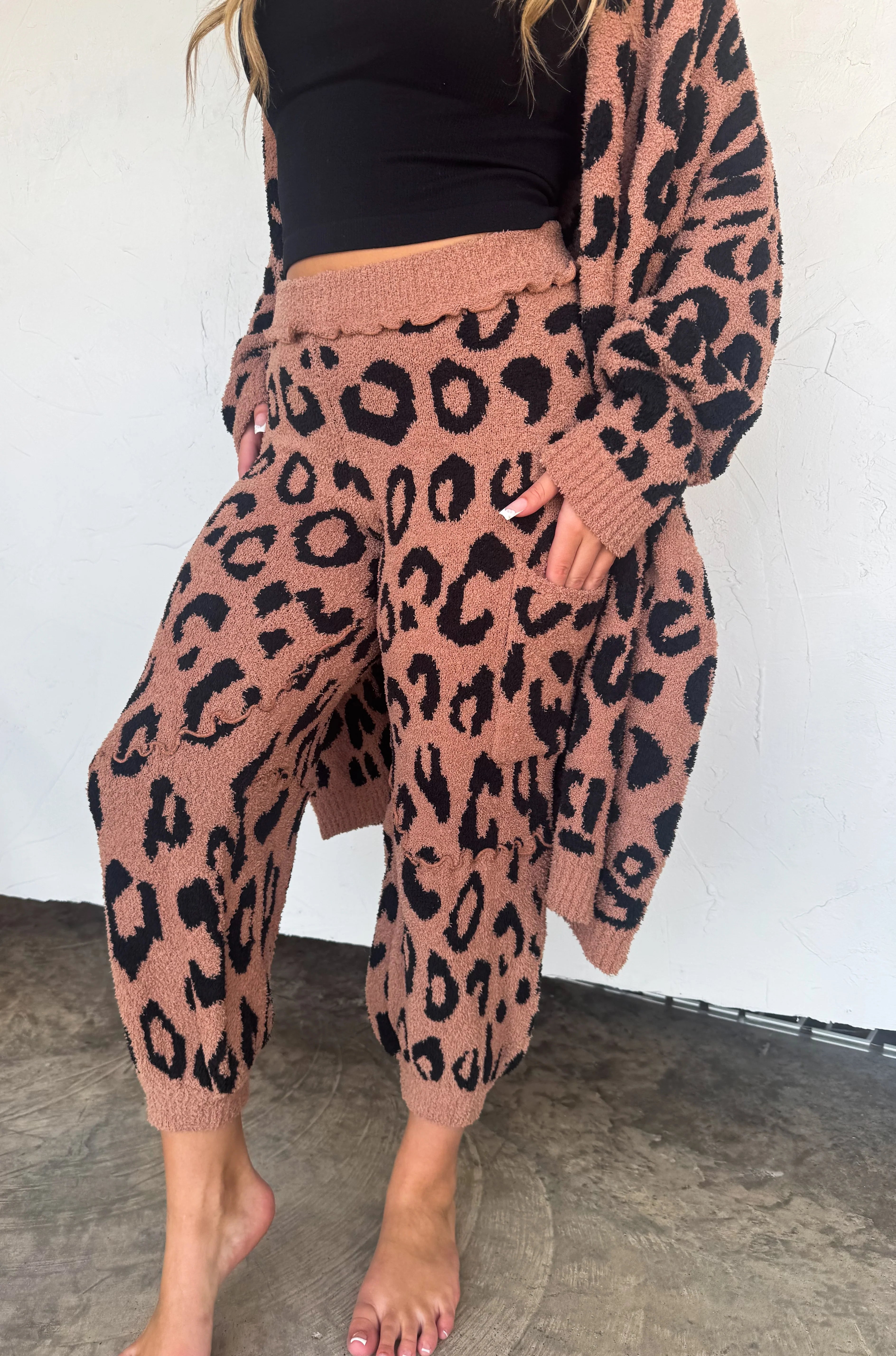 PREORDER: Lighting & Cheetah Cloud Lounge Pants by Blakeley (ETA: Late November) - BFF Here