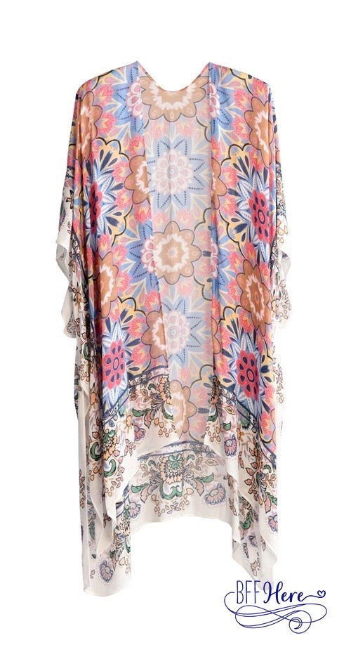 Floral Fantasy: Boho Chic Kimono - BFF Here