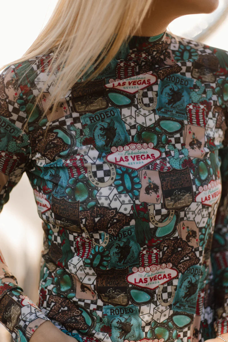 Viva Las Cowgirl Mesh by Sterling Kreek