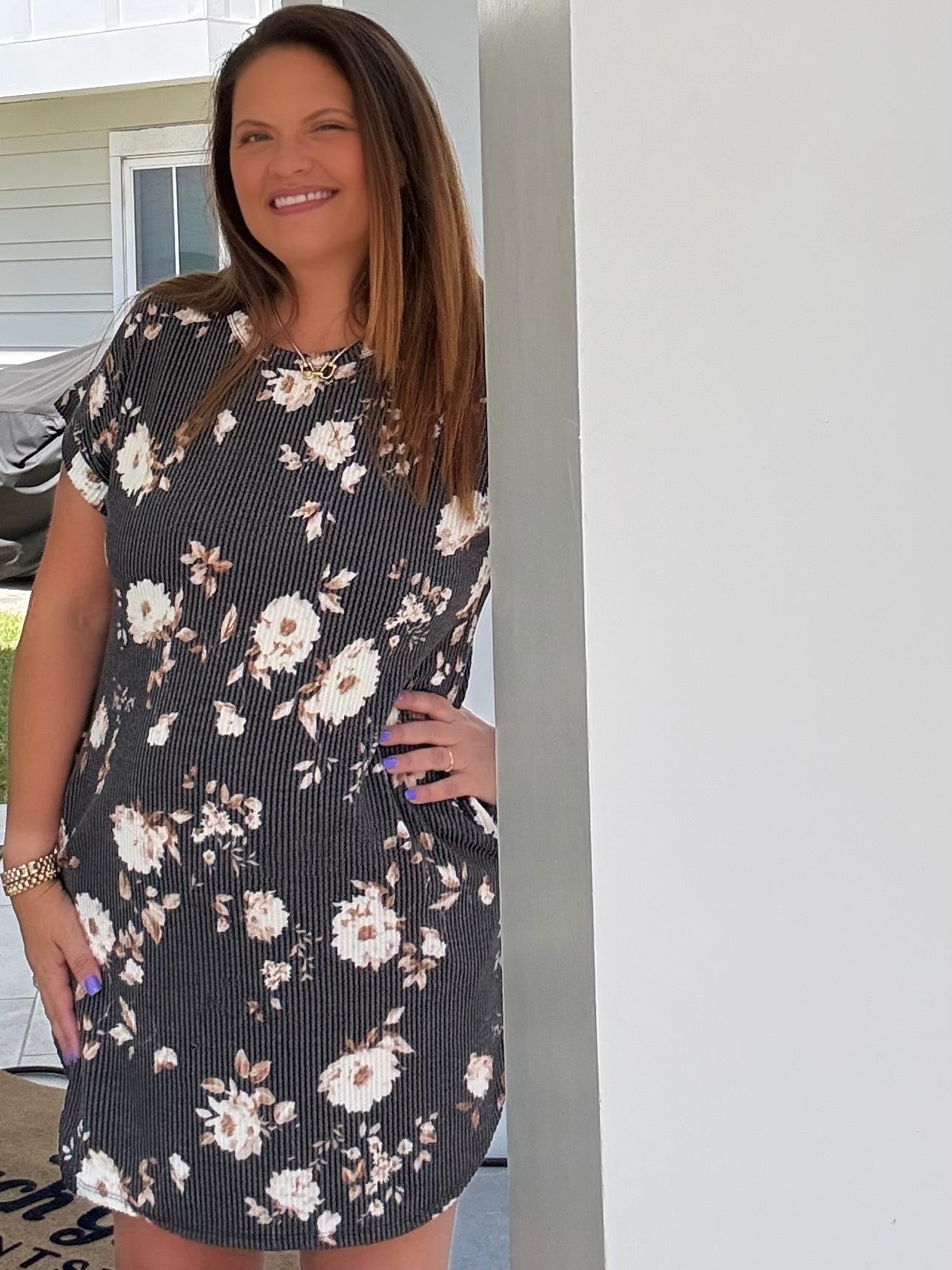 Mini Floral Black Dress by HeimishUSA (ARRAY) — Ships in 2-3 weeks - BFF Here