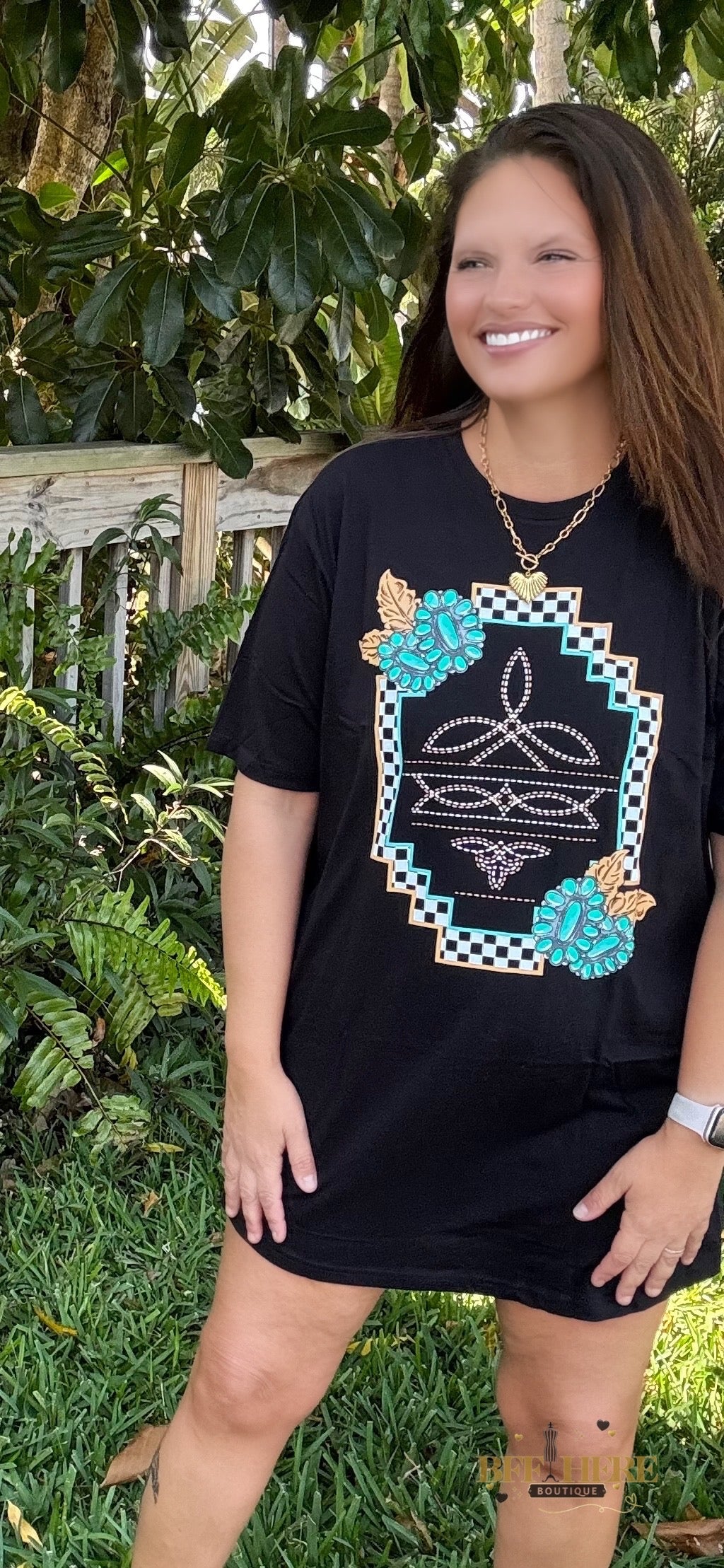 Small Town Big Dreams T-Shirt Dress by Sterling Kreek - BFF Here