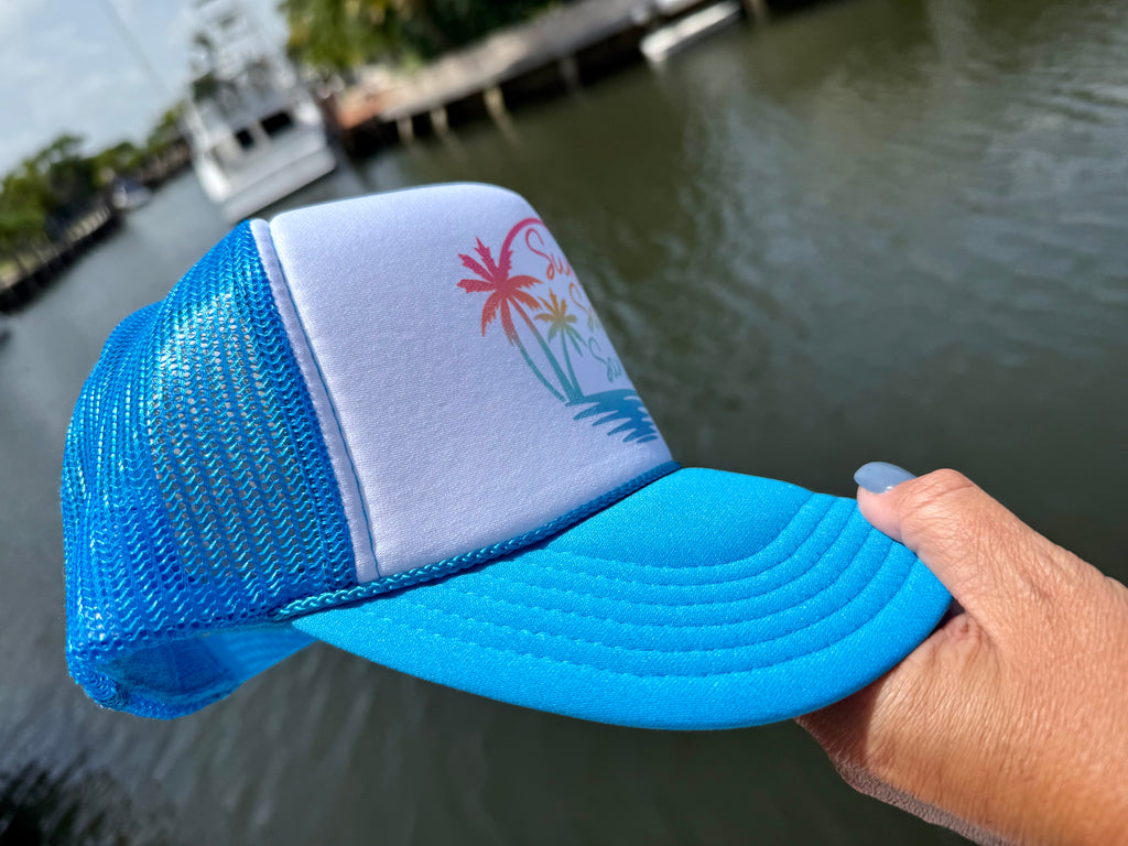 Sun Salt Sand Trucker Cap - BFF Here