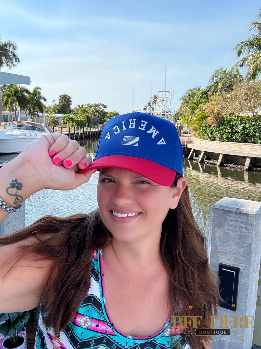 Upside America Cap - BFF Here