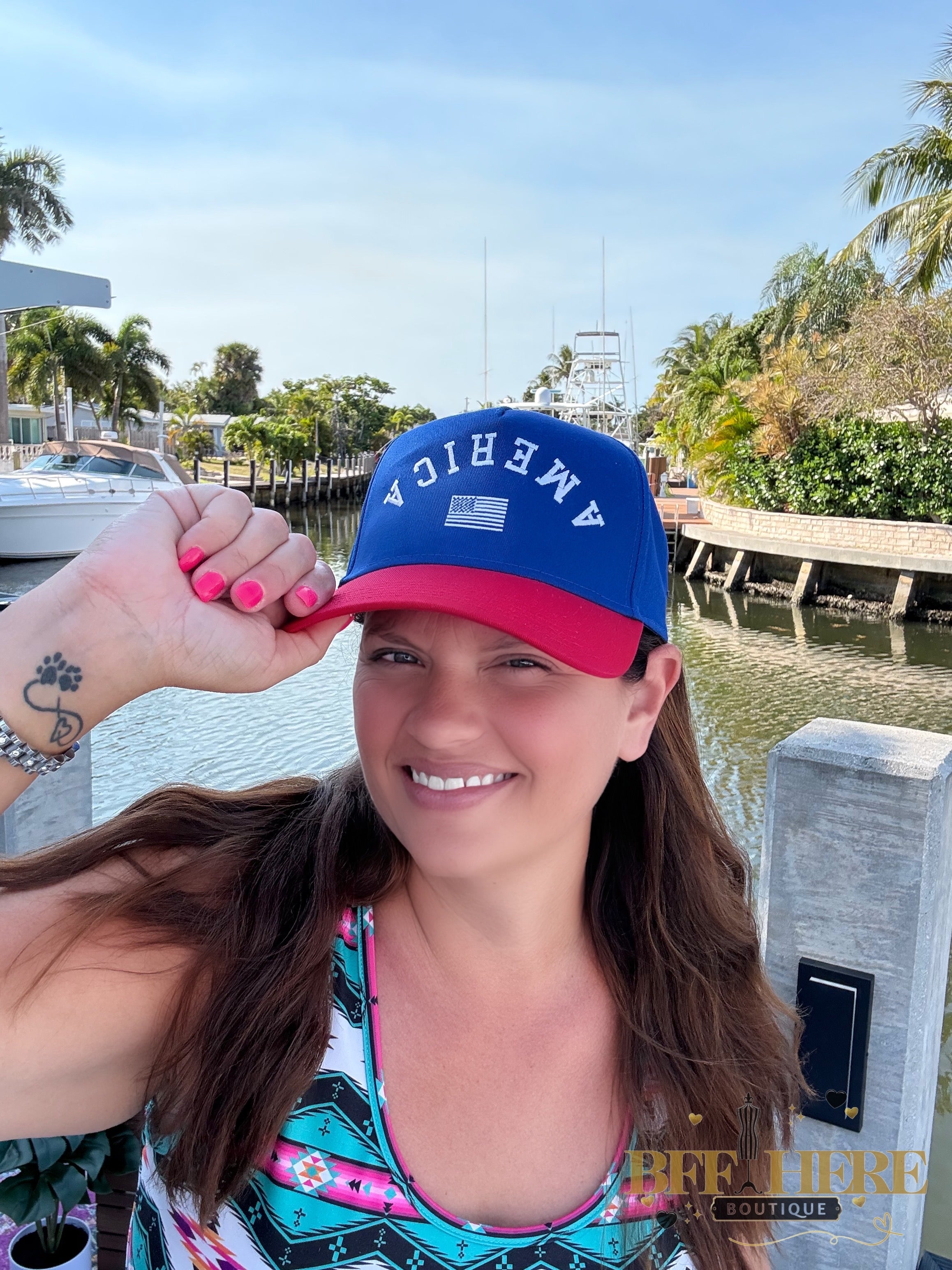 Upside America Cap - BFF Here