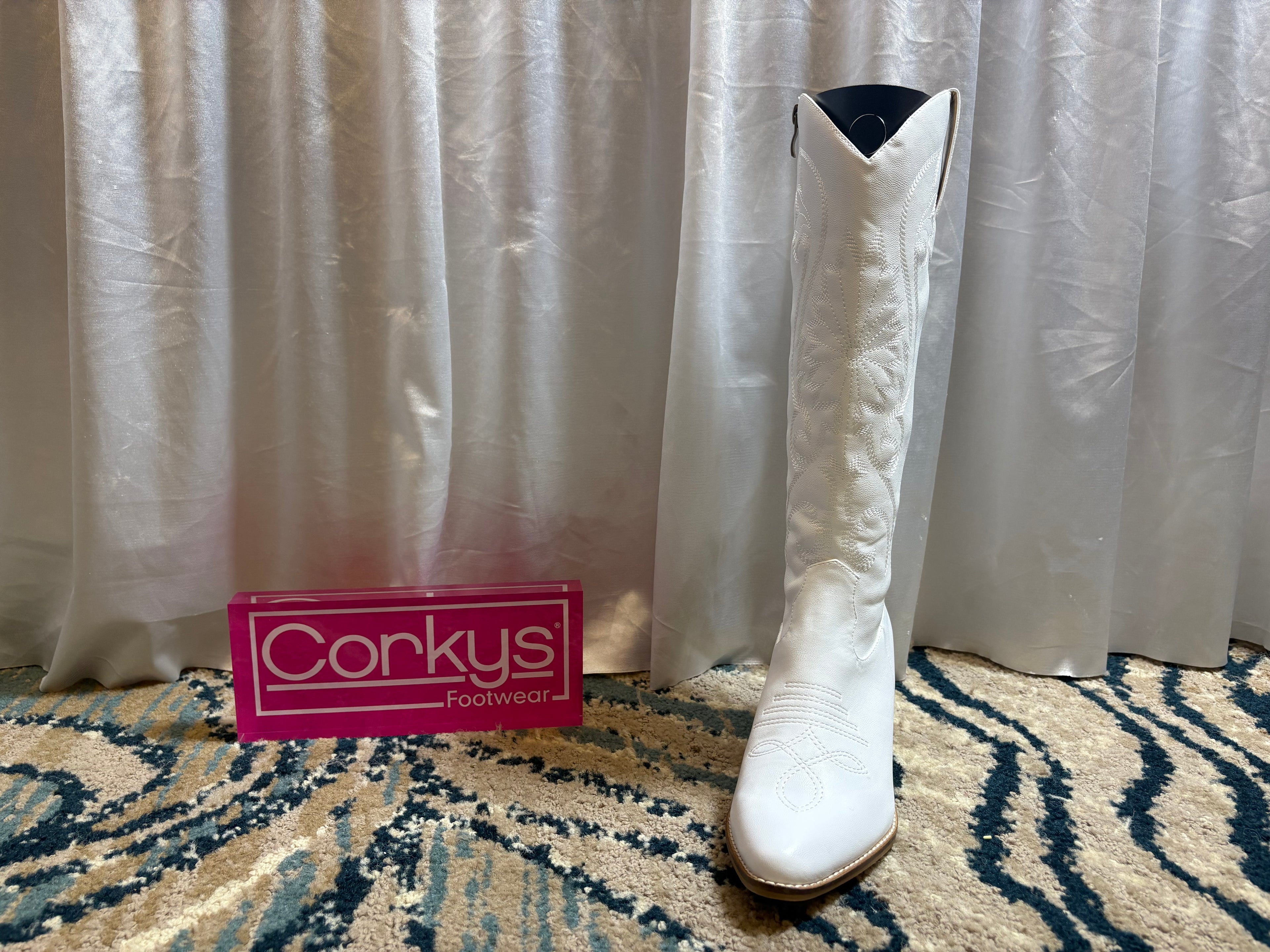 Just In Case / White Embossed by Corkys (ARRAY) --Ships in August - BFF Here