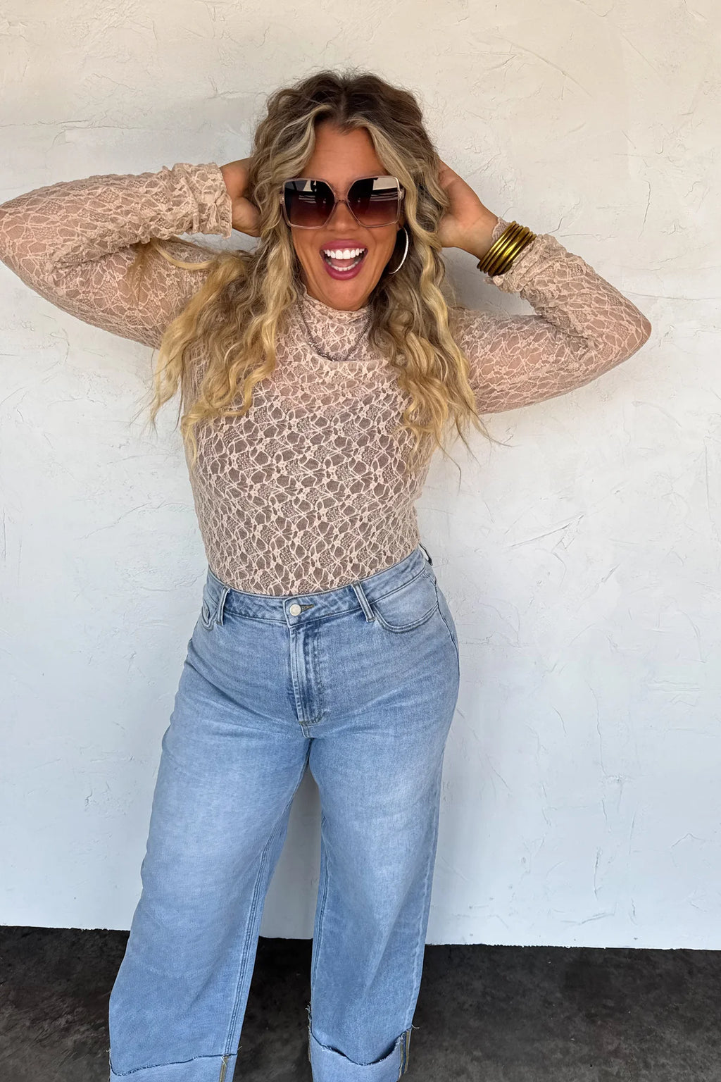PREORDER: Jolie Lace Thumbhole Top by Blakeley (ETA: Mid November) - BFF Here