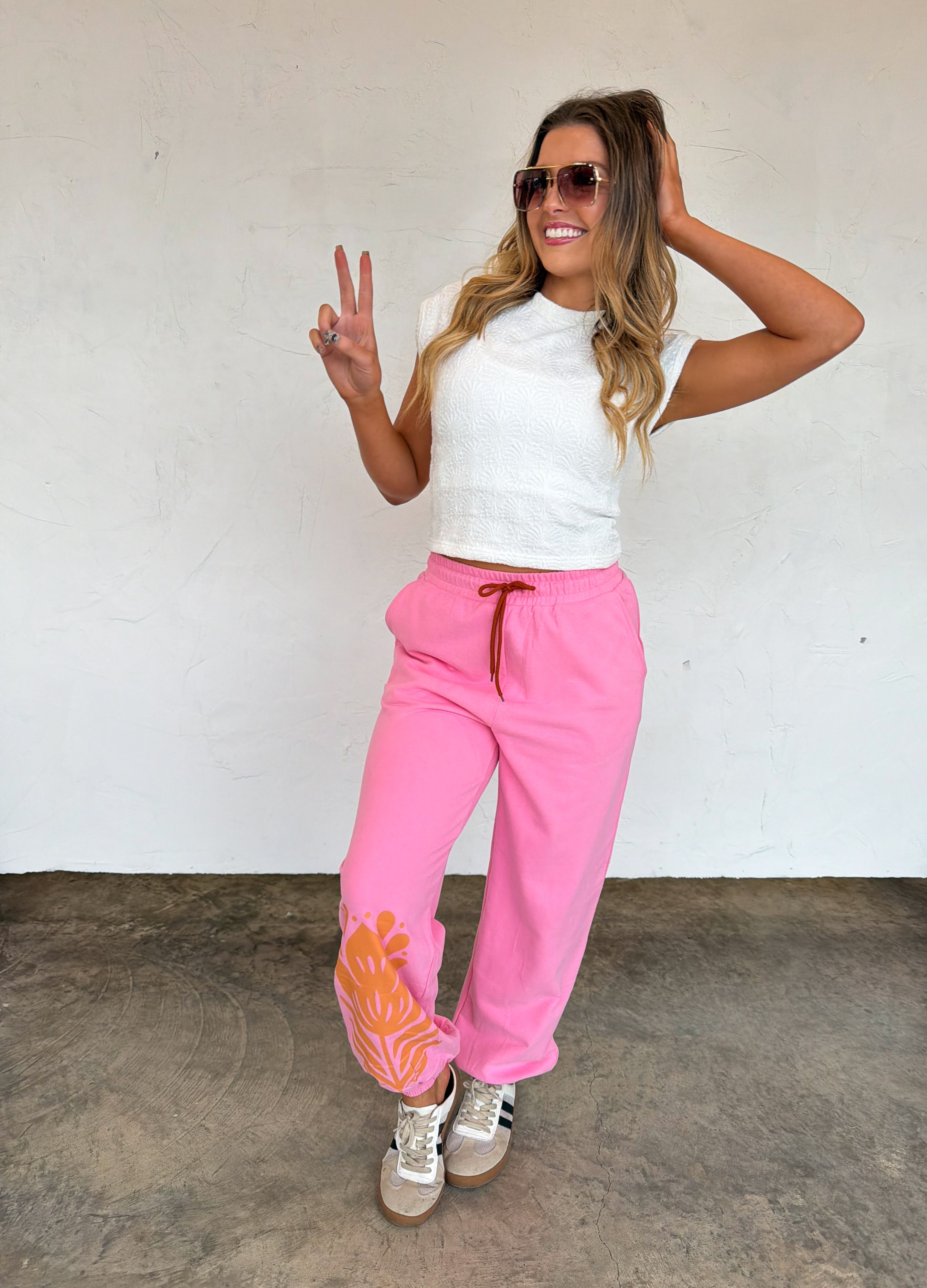 PREORDER- FLOWER POWER JOGGERS - BFF Here