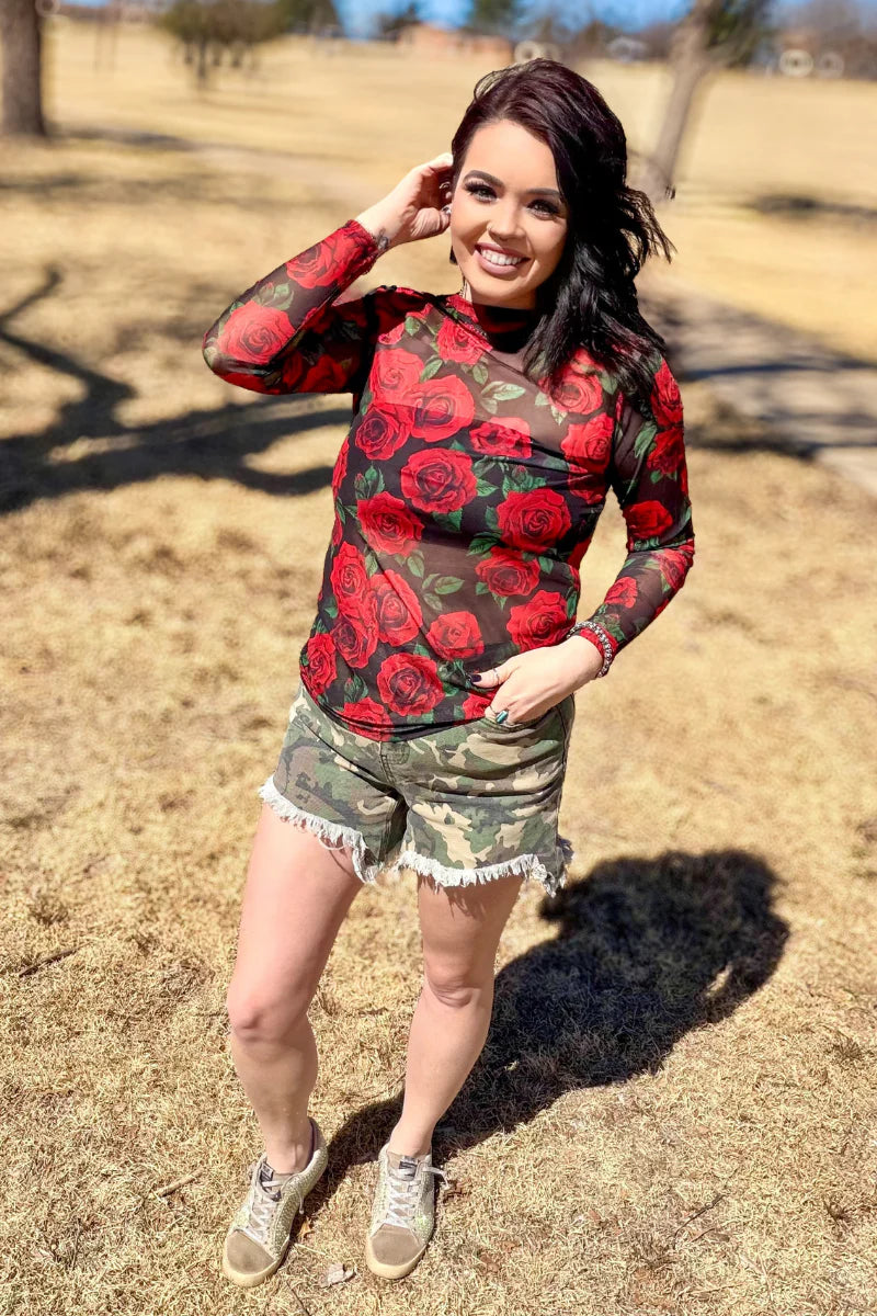 Kreek Denim Shorts / Camo by Sterling Kreek - BFF Here