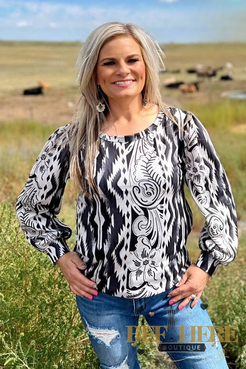 Straight and Narrow Top by Sterling Kreek - BFF Here