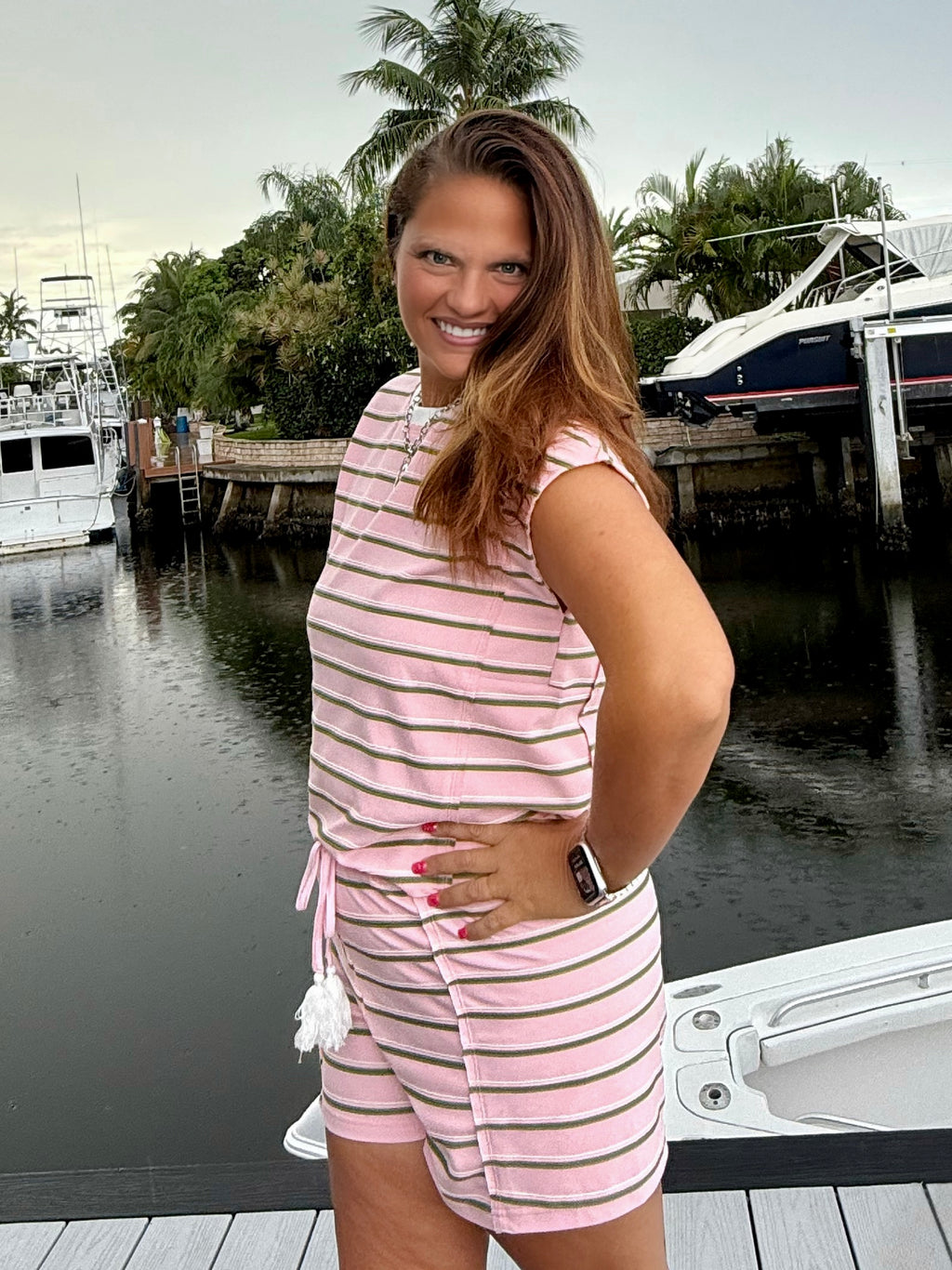 Sunset Sips Striped Set - BFF Here