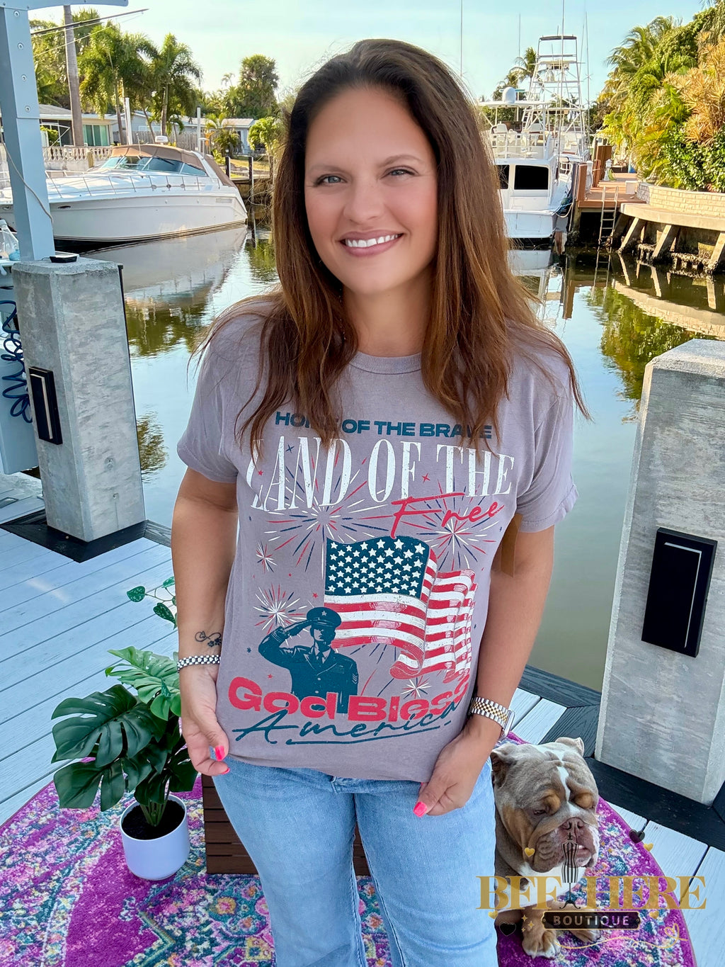 Vintage Old Glory Tee - BFF Here