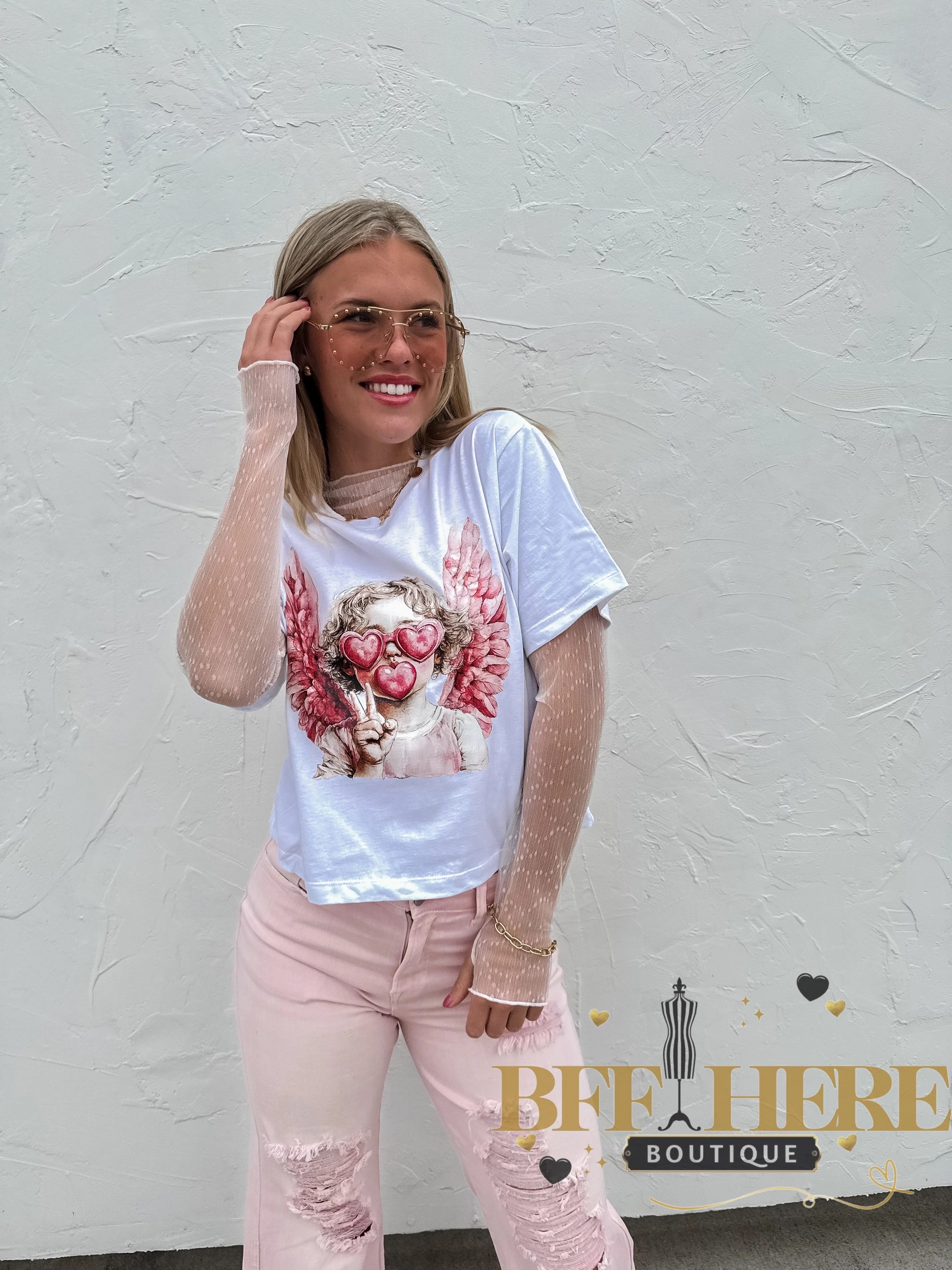 Cupid Vibes Tee by Blakeley - BFF Here