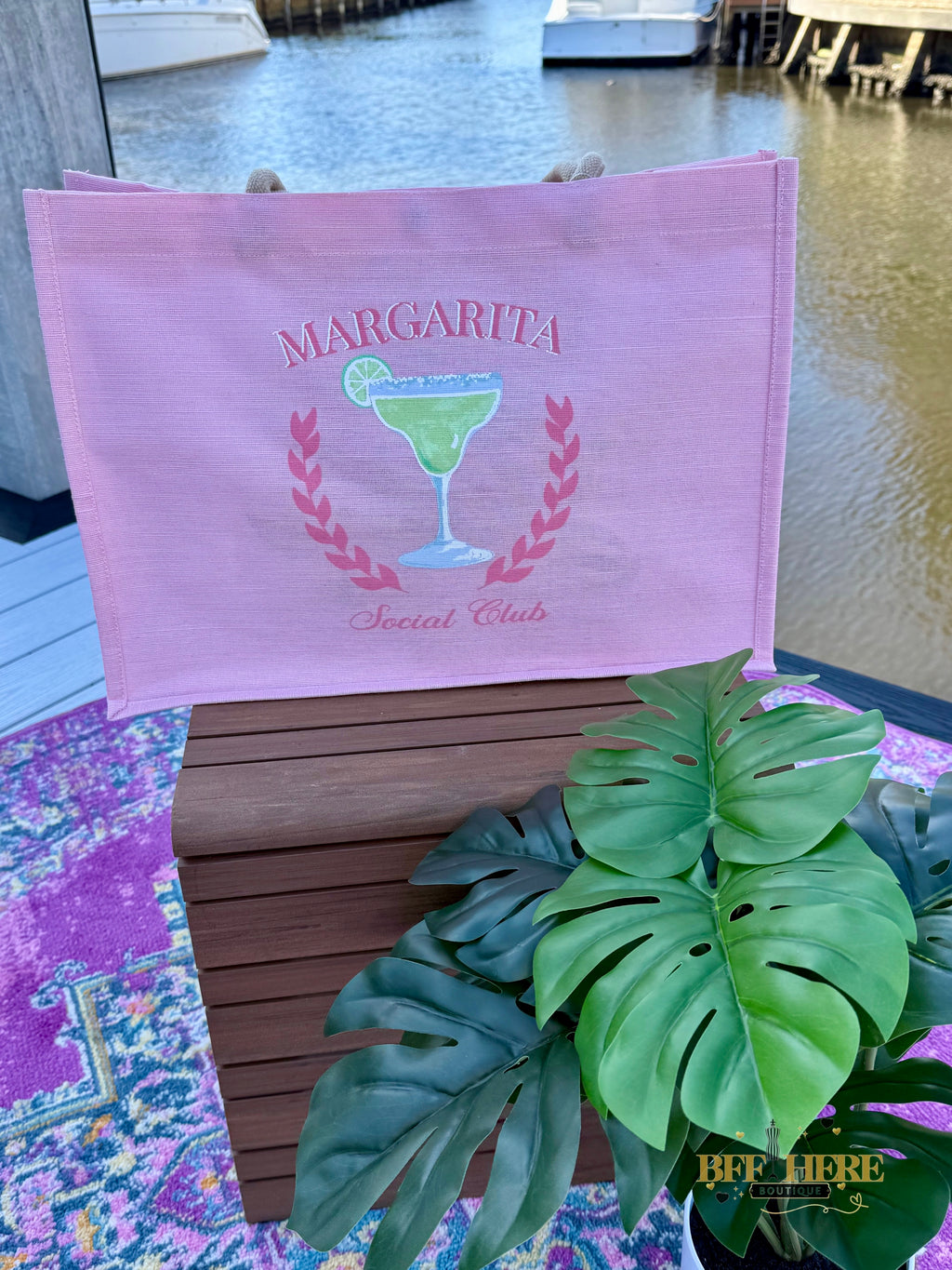 Margarita Social Club Juco Tote by Royal Standard - BFF Here