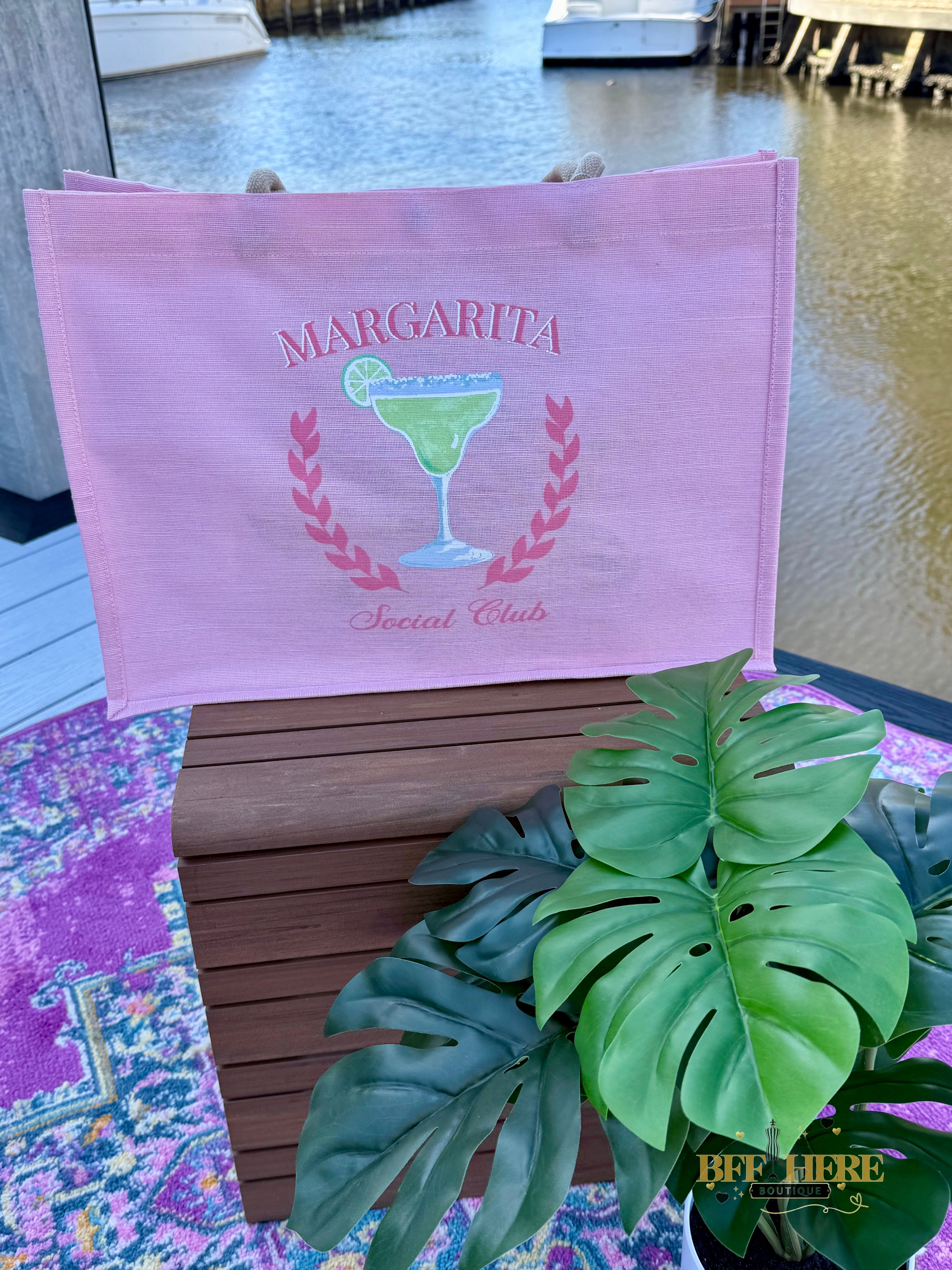 Margarita Social Club Juco Tote by Royal Standard - BFF Here