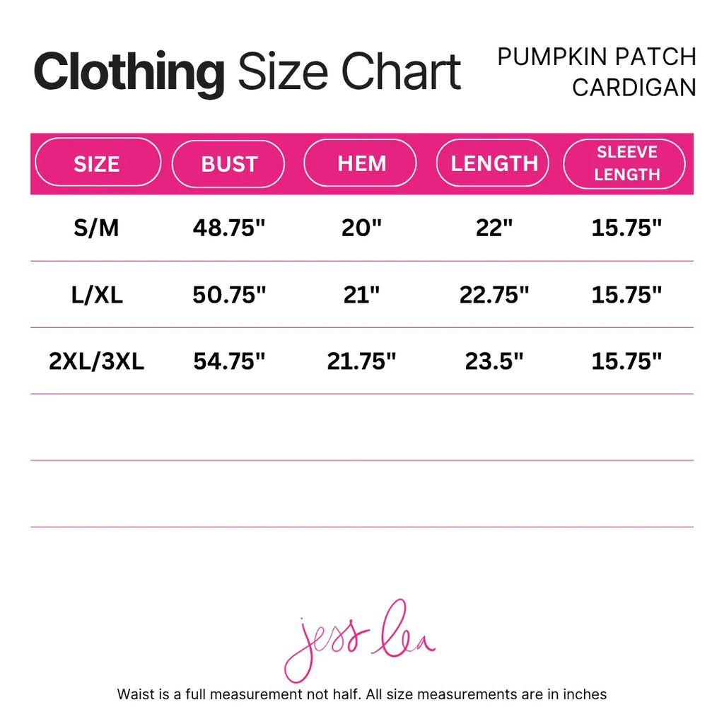 PREORDER: Pumpkin Patch Cardigan by Jess Lea (ETA: September)