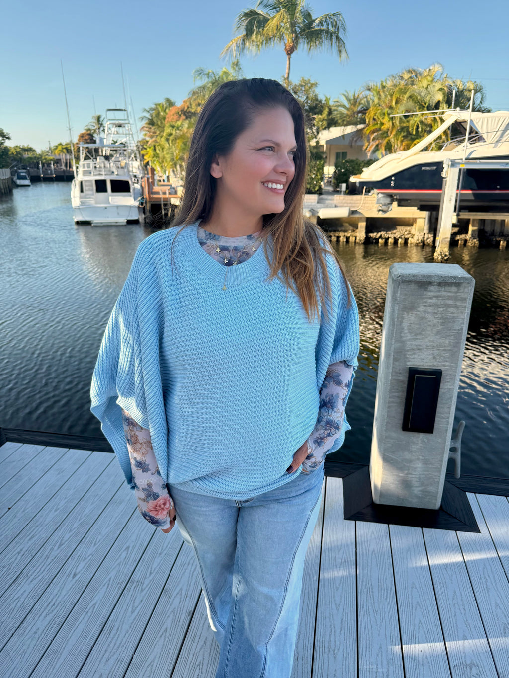 Spring Meg Pullover Poncho by Blakeley - BFF Here