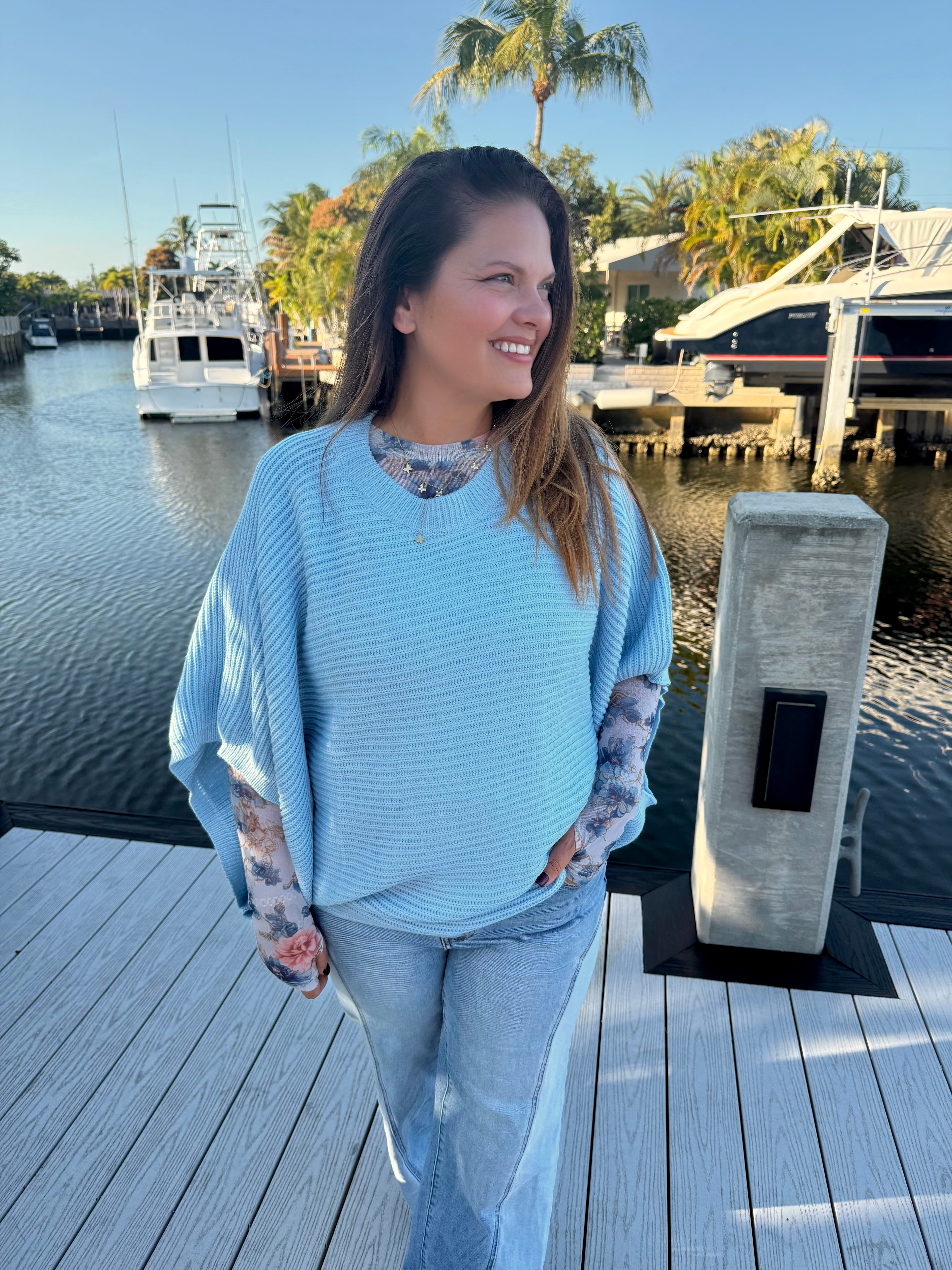 Spring Meg Pullover Poncho by Blakeley - BFF Here